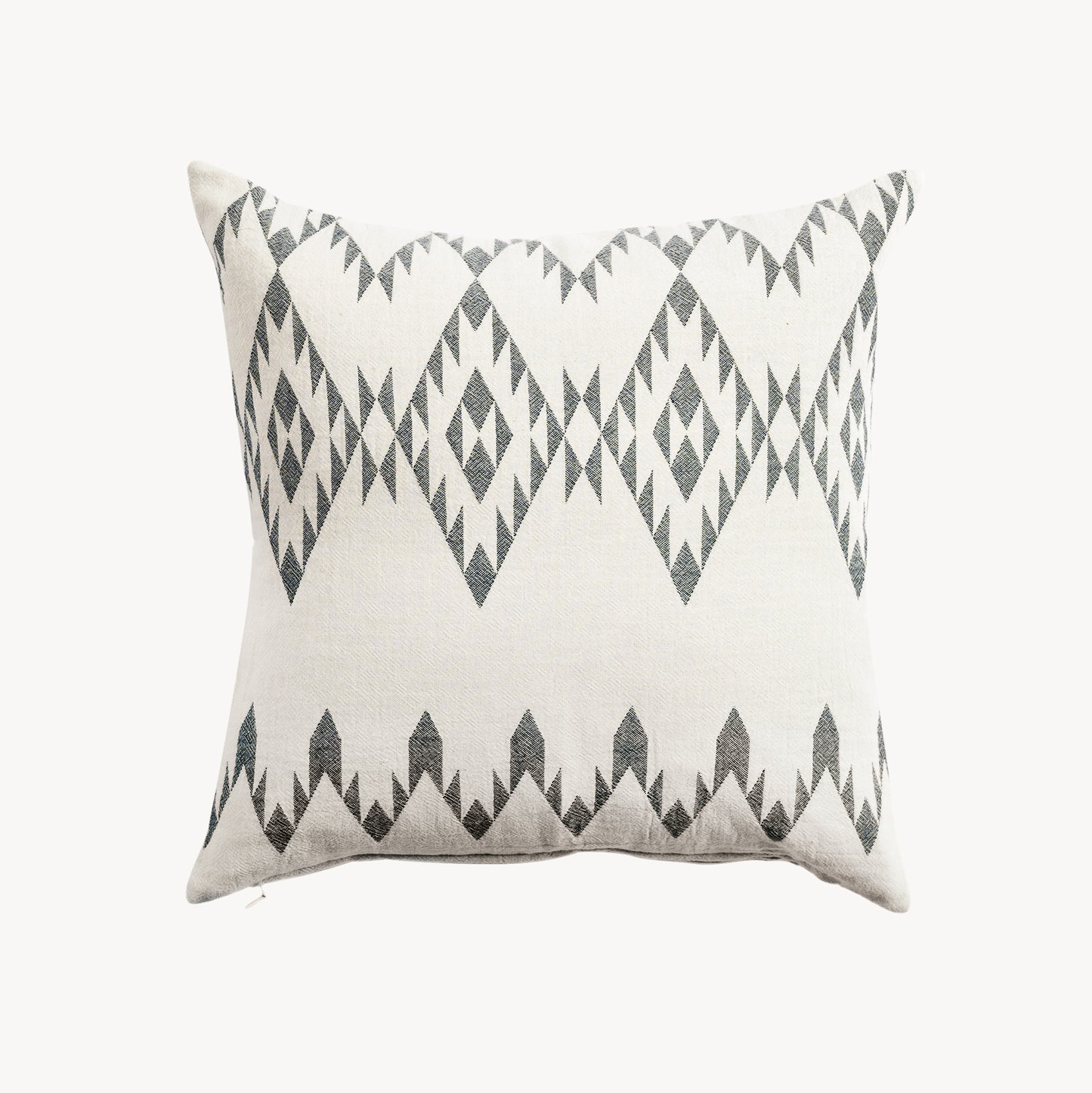 POKOLOKO Atlas Pillow #color_atlas-ecru-white-black