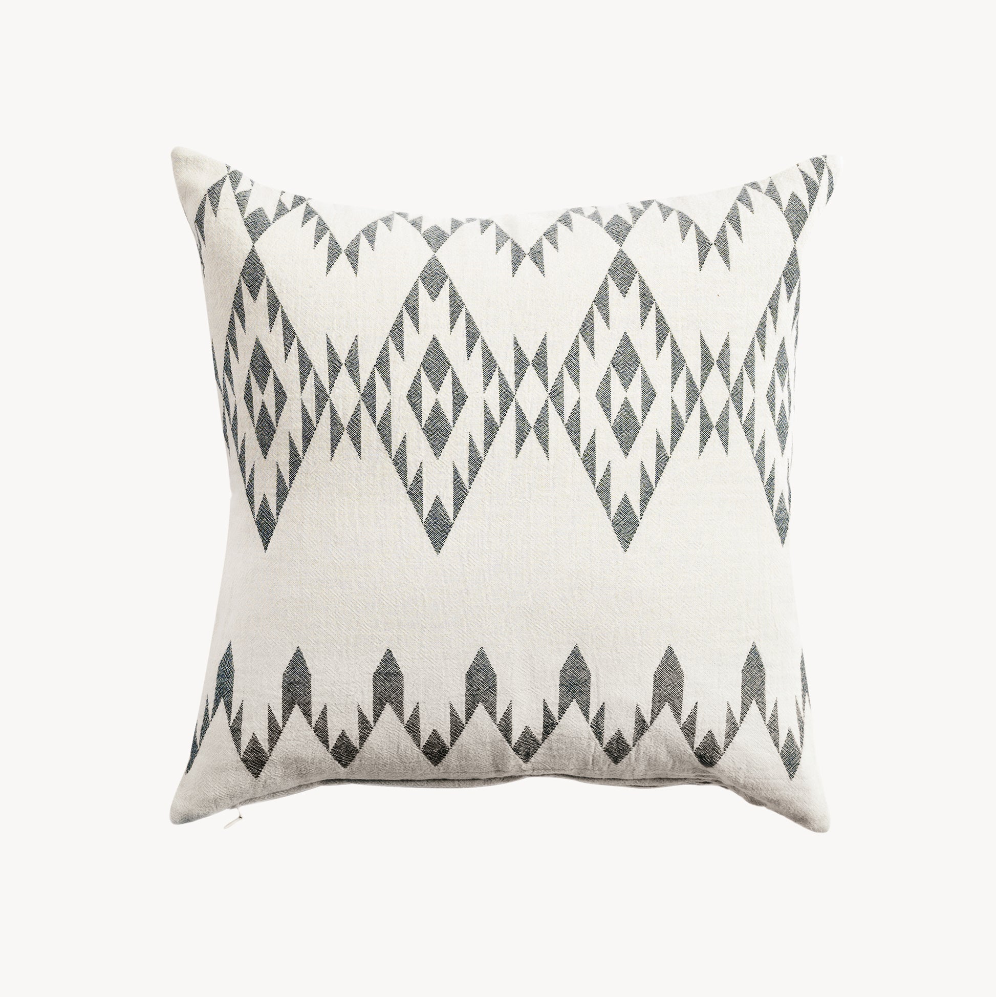 POKOLOKO Atlas Pillow #color_atlas-ecru-white-black