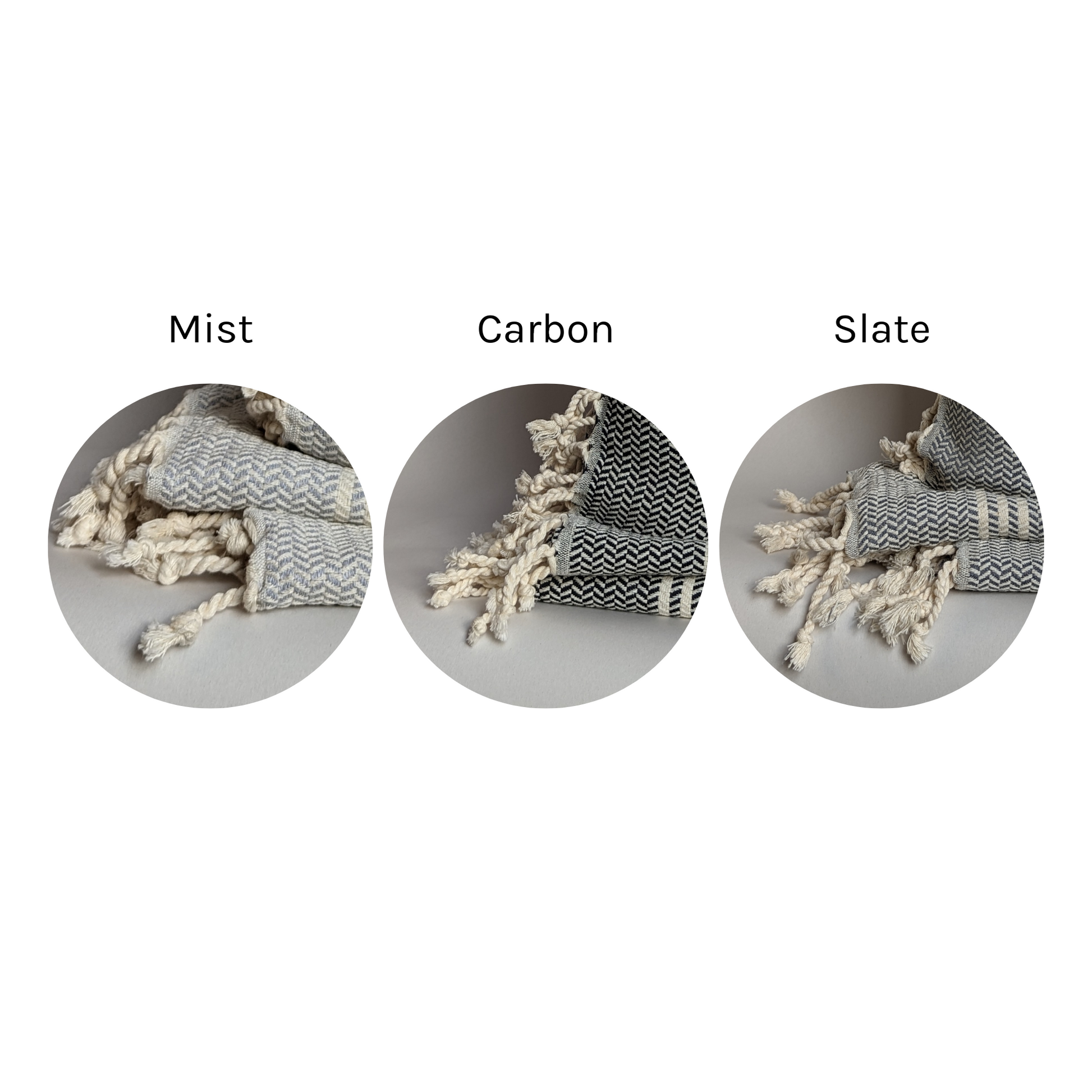 POKOLOKO Hasir Towel Bundle #color_carbon-hasir