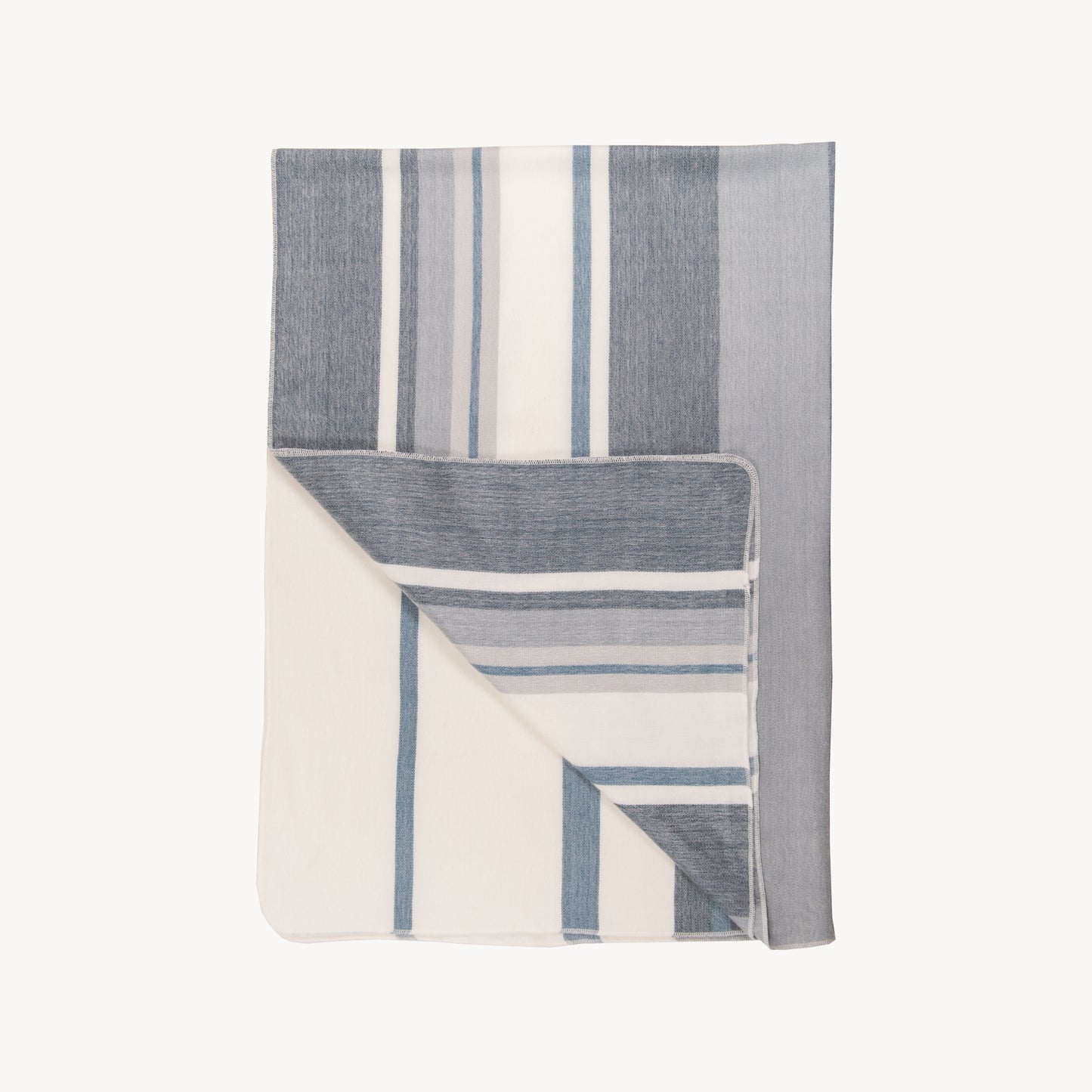 POKOLOKO Striped Alpaca Blanket #color_mica