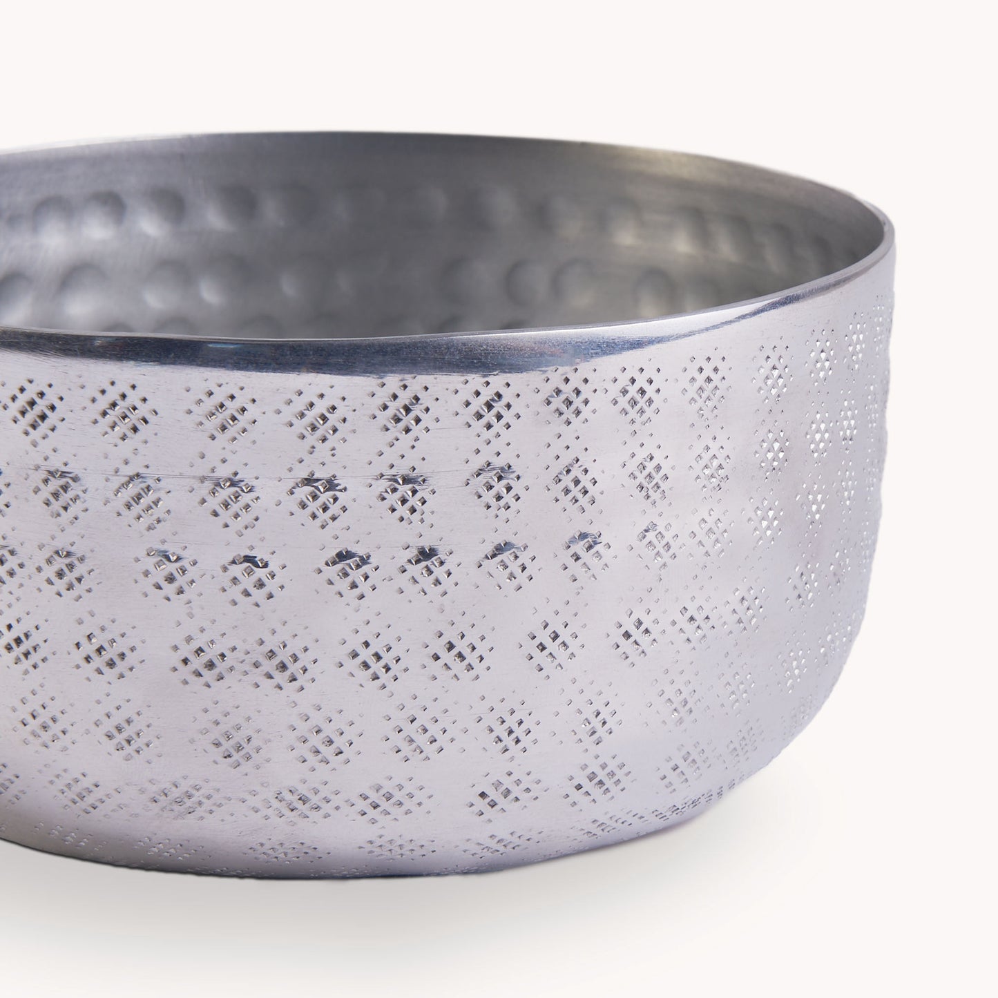 POKOLOKO Silver Hammered Bowl - Set of 3