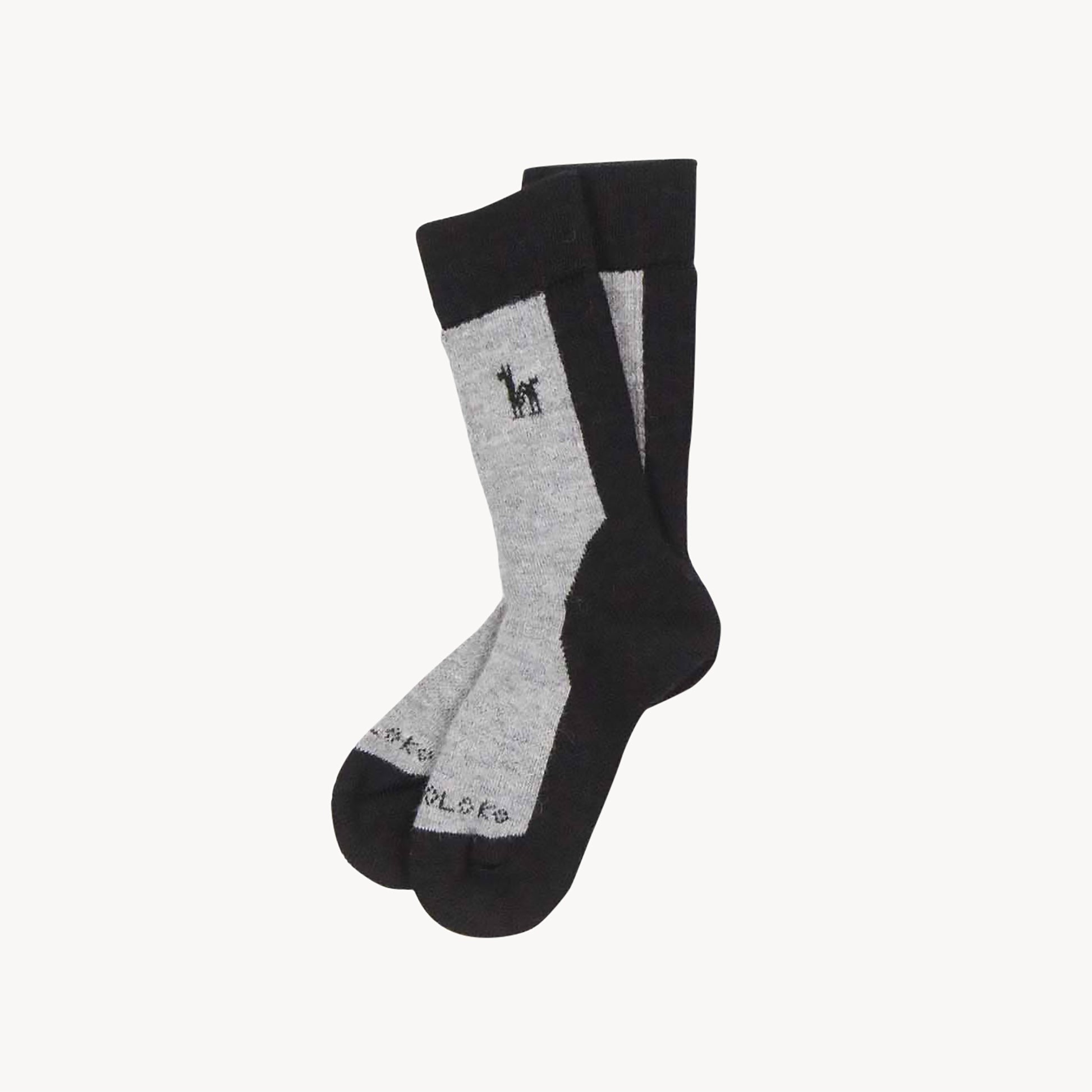POKOLOKO Hiker Socks #color_black-grey