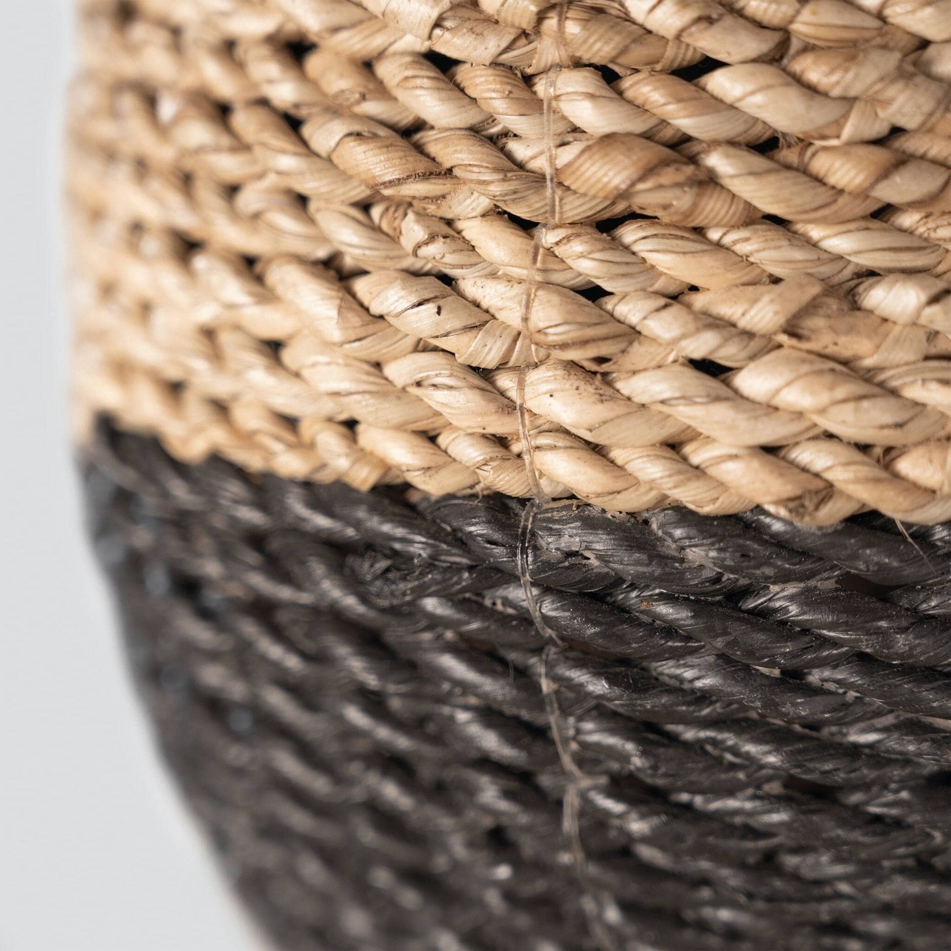 POKOLOKO Hanging Pot Basket #color_black-natural