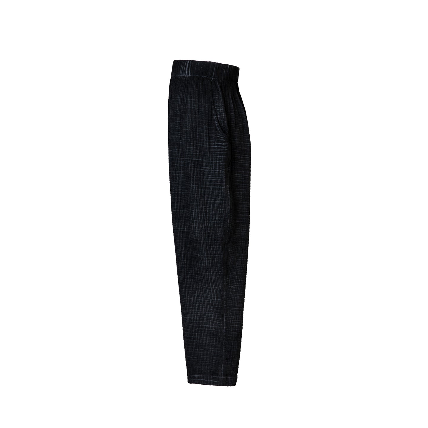 POKOLOKO Crinkle Slouchy Pants #color_crinkle-black