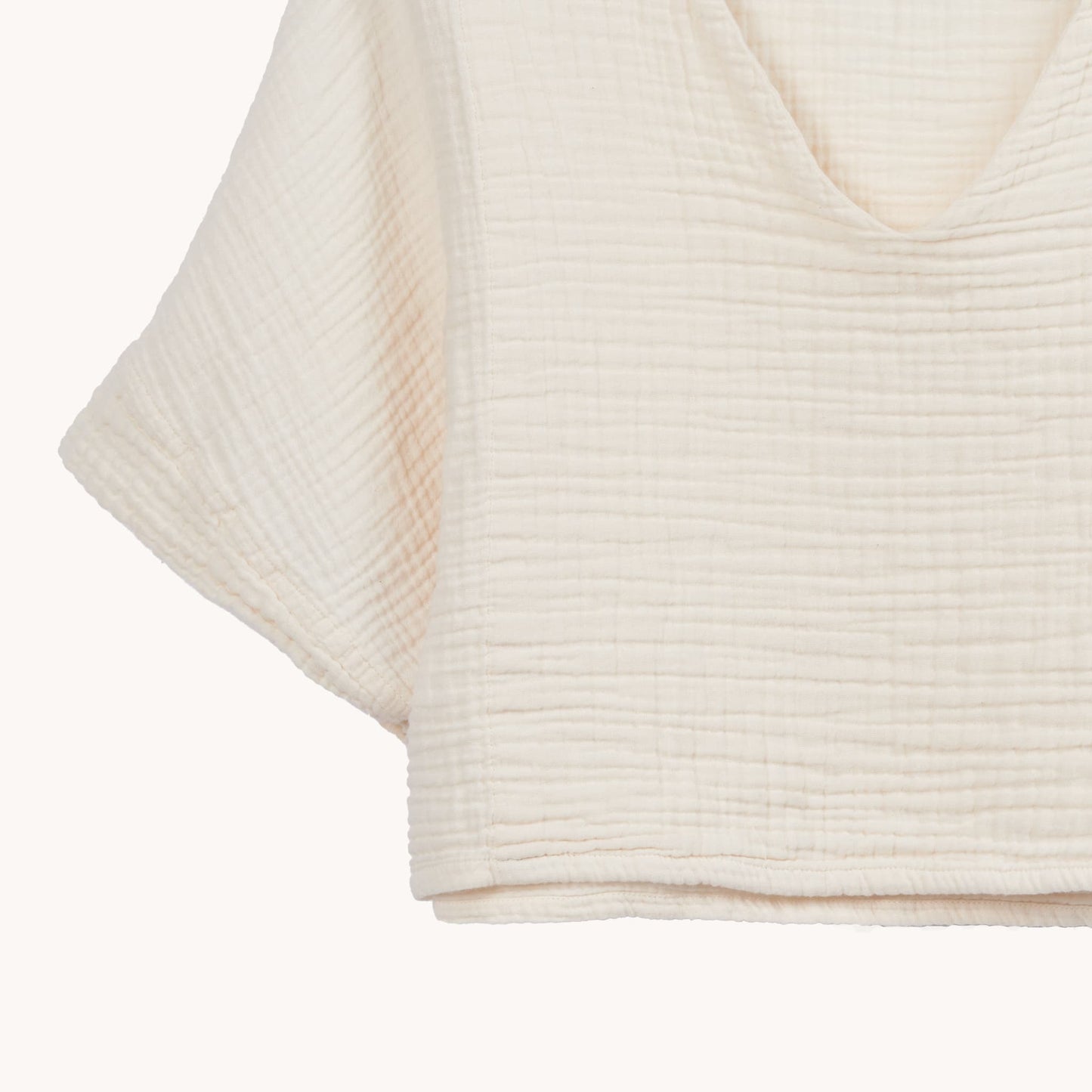 POKOLOKO Crinkle Crop Top #color_crinkle-cream