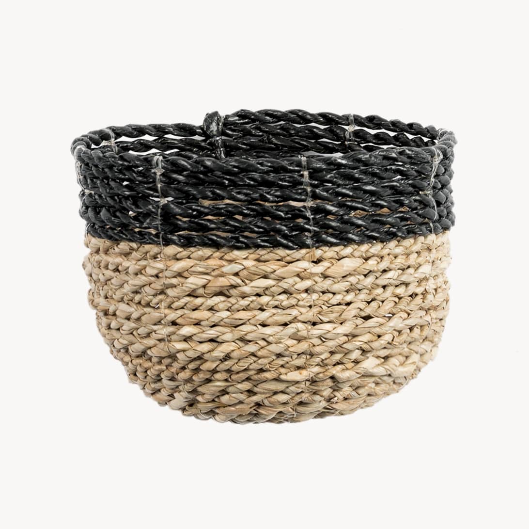 POKOLOKO Bowl Basket #color_black-natural