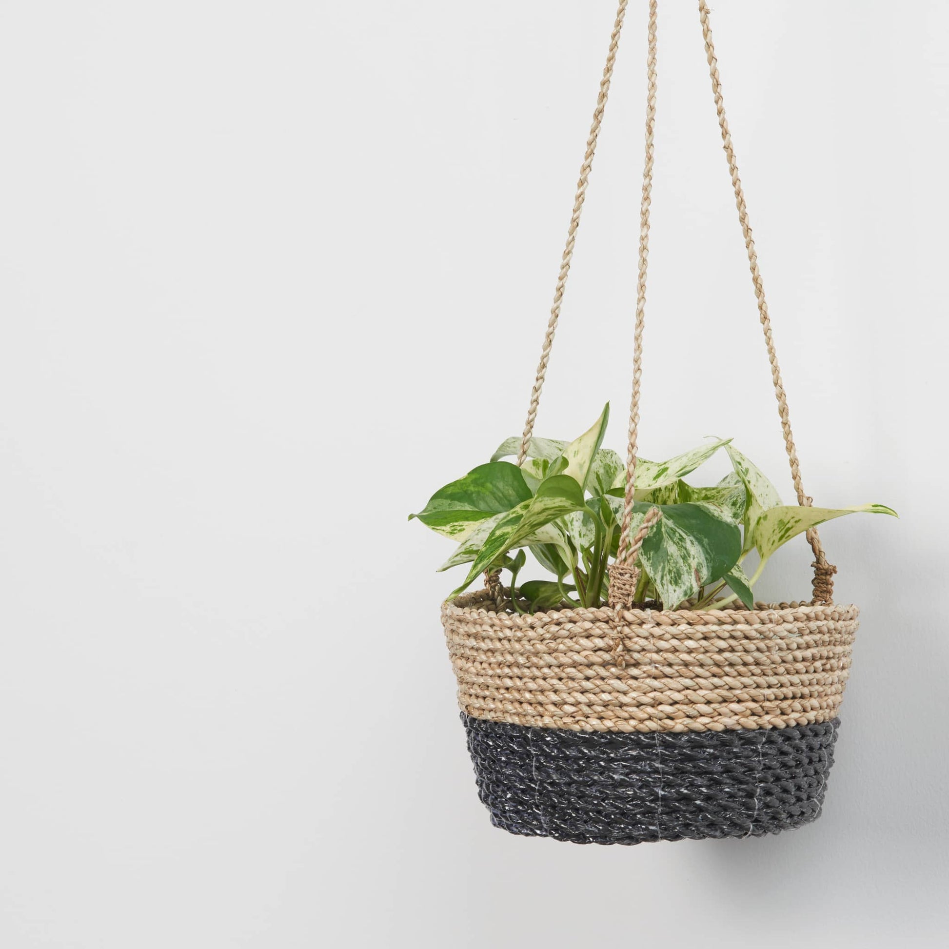 POKOLOKO Classic Hanging Basket #color_black-natural