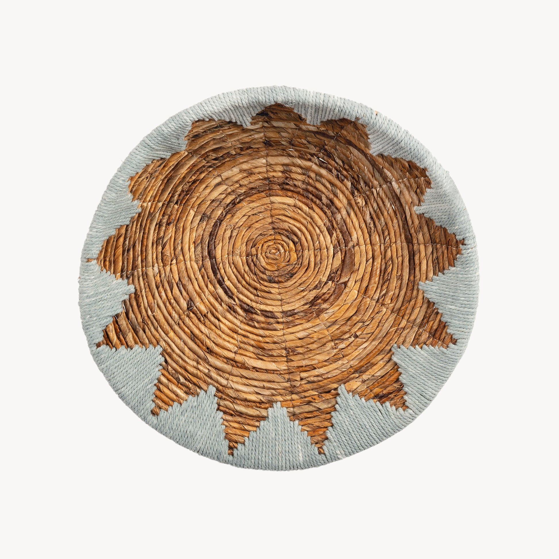 POKOLOKO Rounded Wall Basket #color_grey-natural