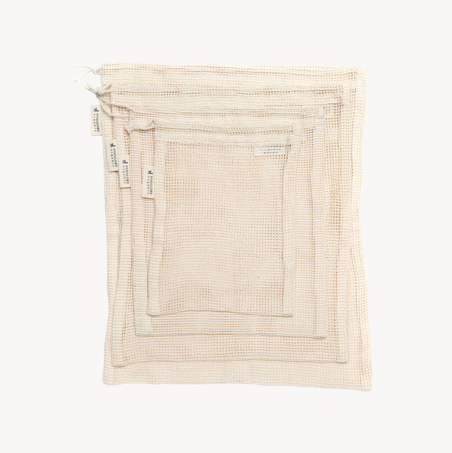 POKOLOKO Mesh Eco Bags #color_variety-pack-of-4