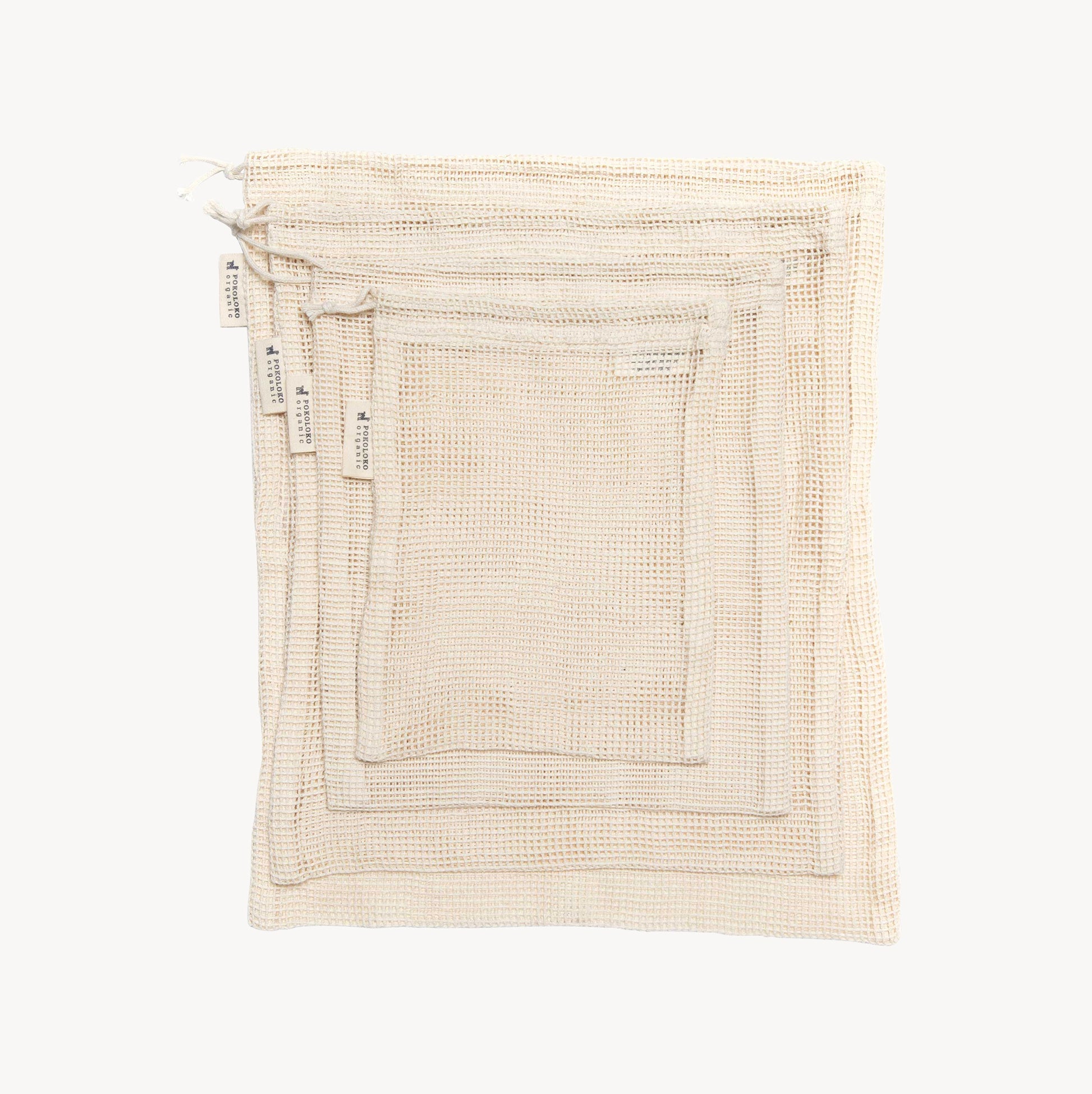 POKOLOKO Mesh Eco Bags #color_variety-pack-of-4