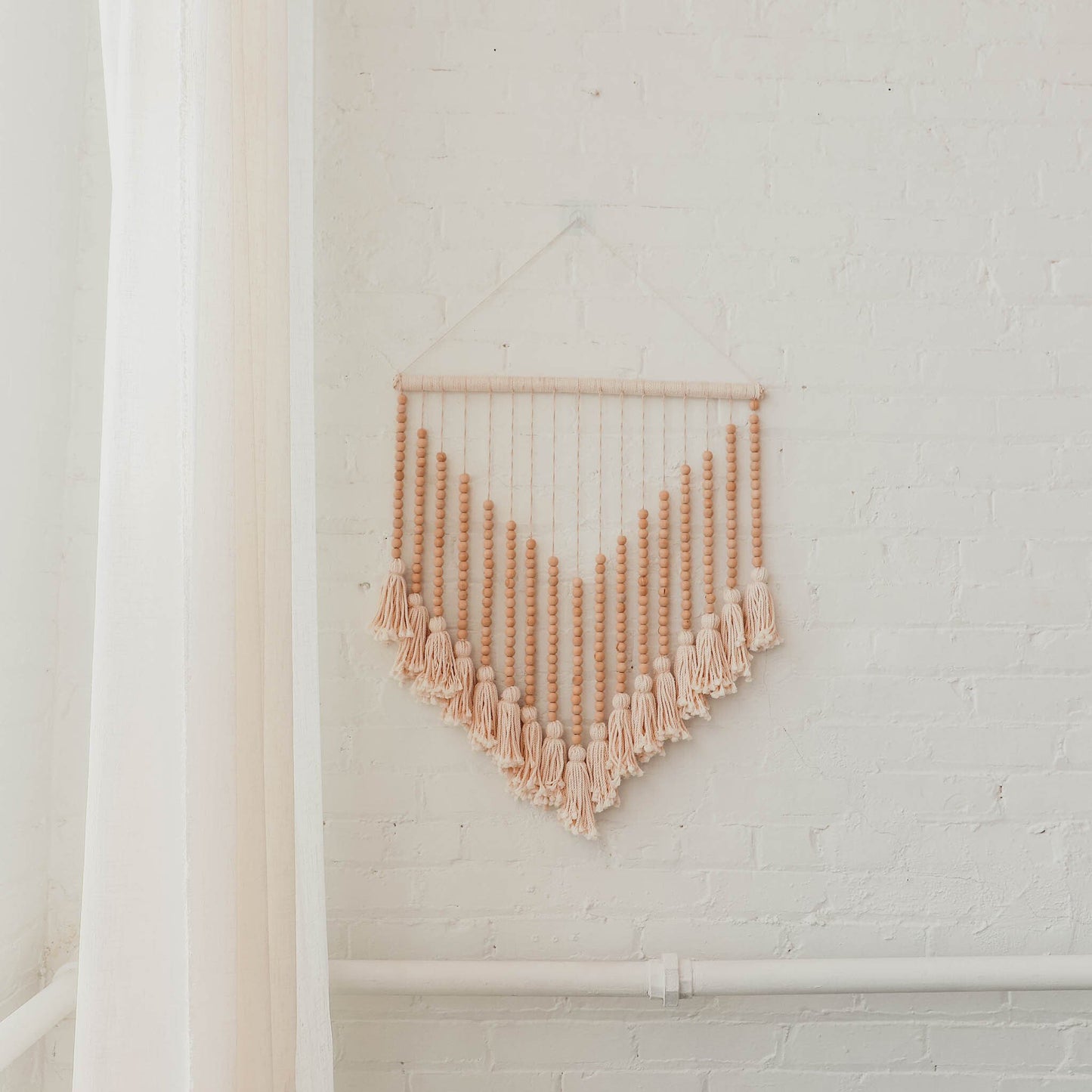 POKOLOKO Beaded Macrame Hanging #color_natural