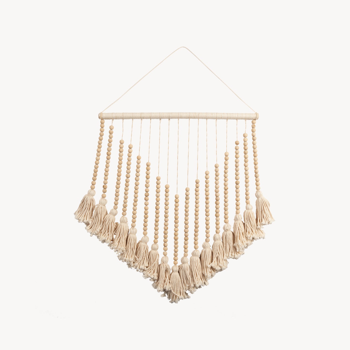 POKOLOKO Beaded Macrame Hanging #color_natural