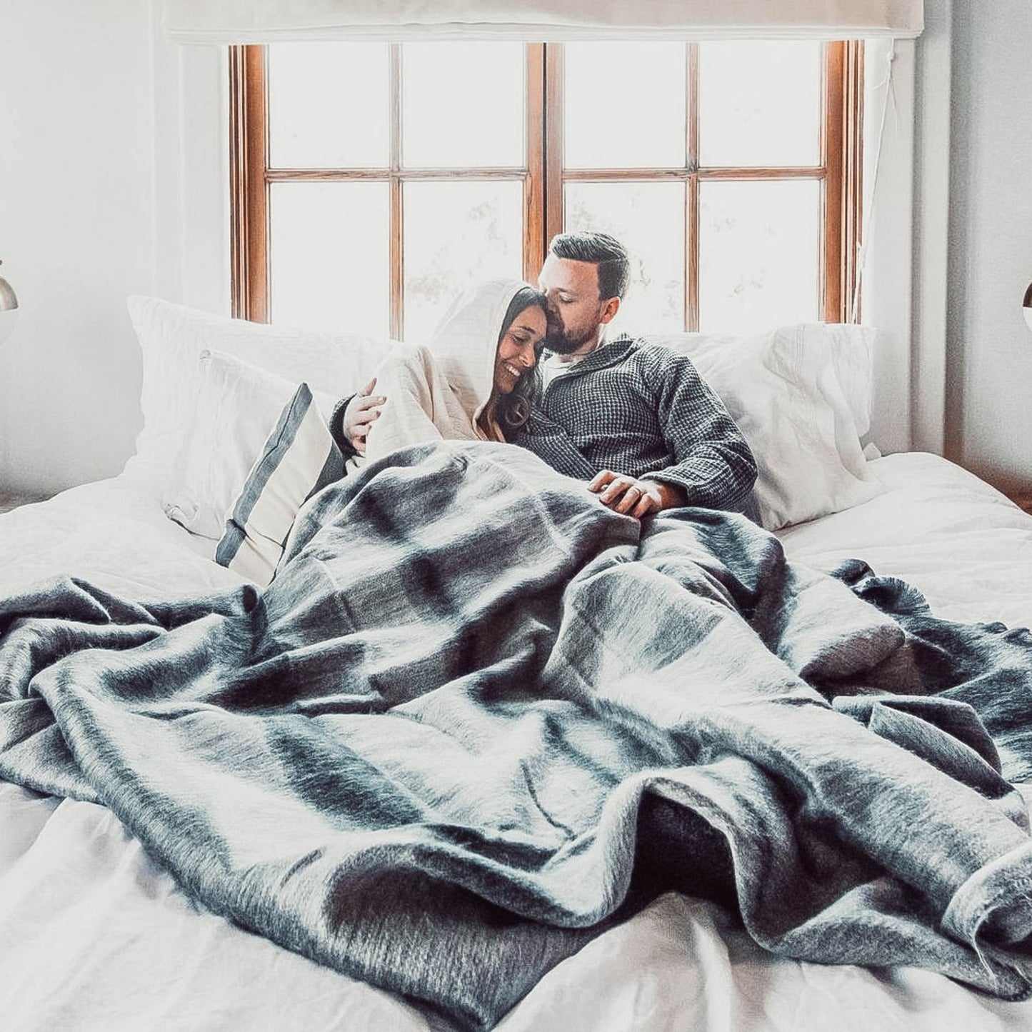 POKOLOKO Mood Alpaca Blanket #color_fringed-mood-grey