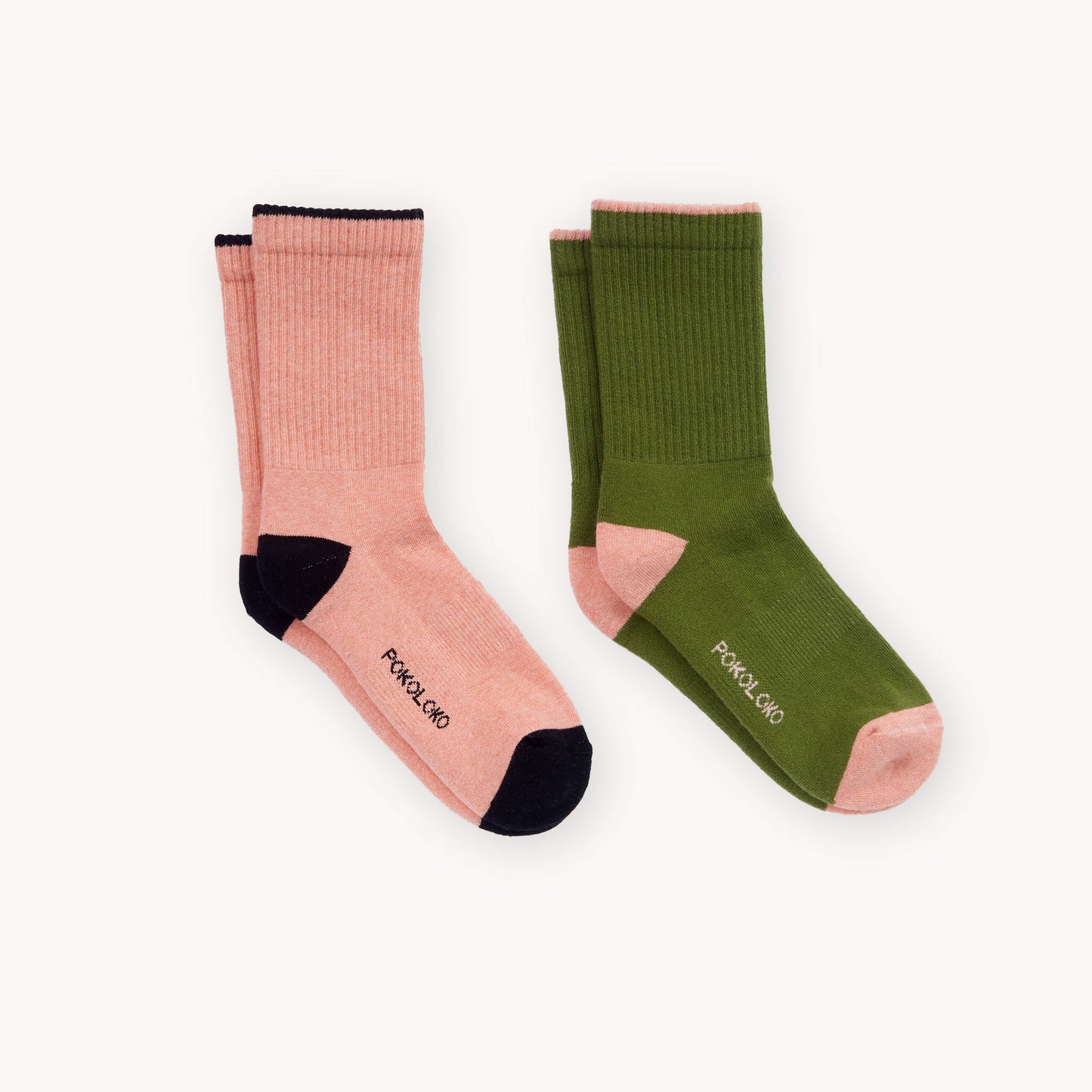 POKOLOKO Heel Toe Socks - Pack of 2 #color_mountain-trails