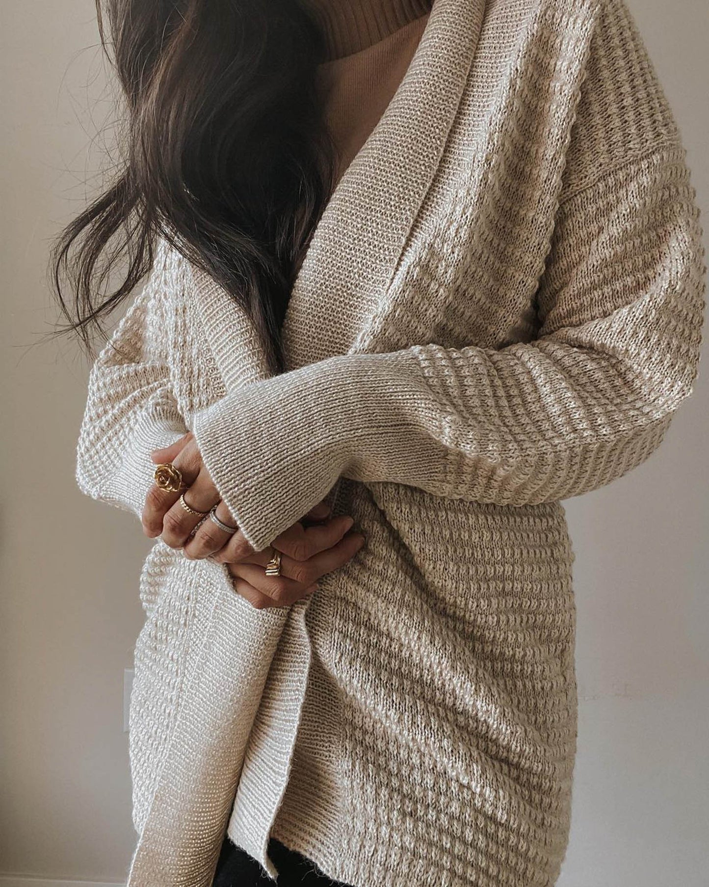 POKOLOKO Pearl Sweater #color_chai-latte-pearl