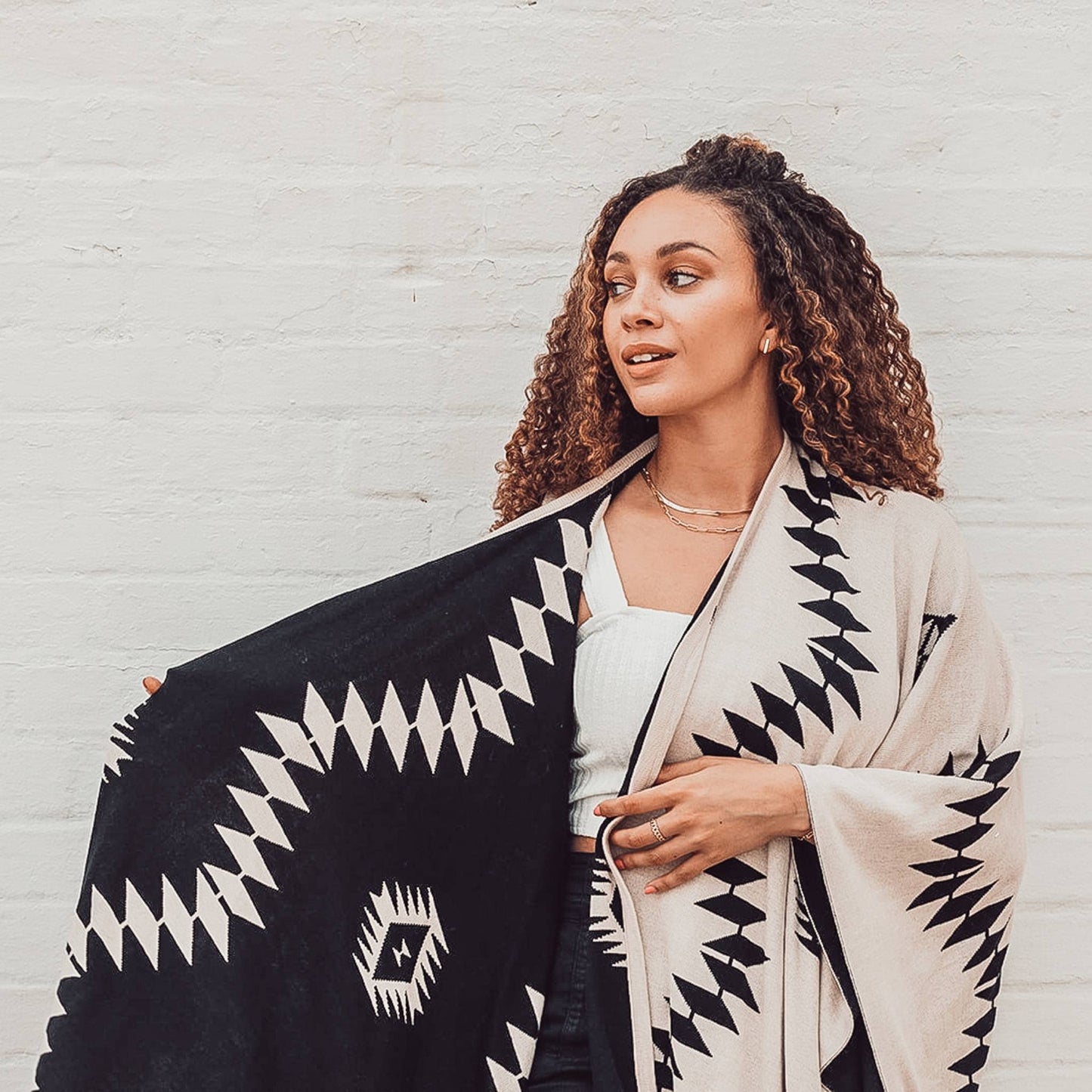 POKOLOKO Ivy Alpaca Ruana