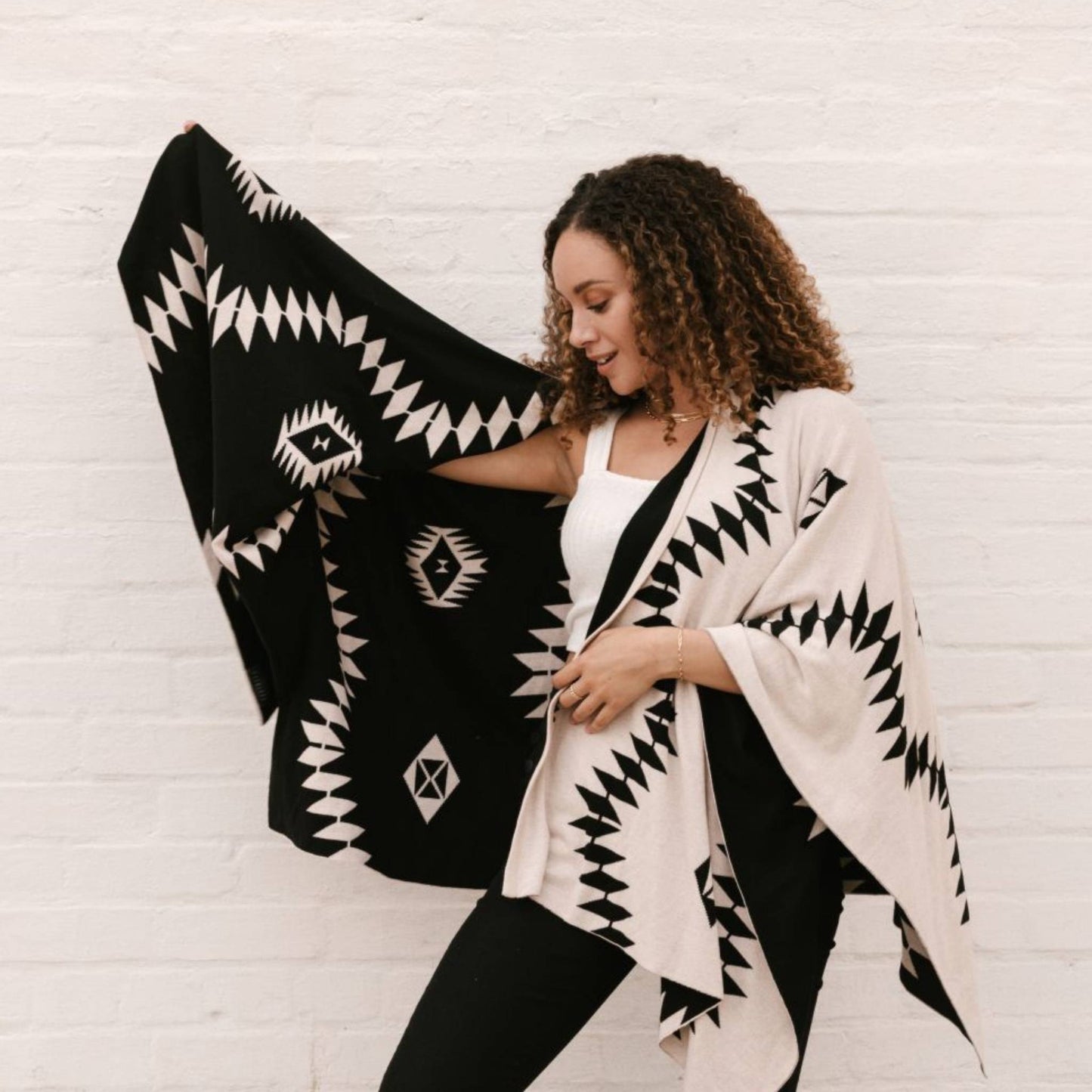 POKOLOKO Ivy Alpaca Ruana