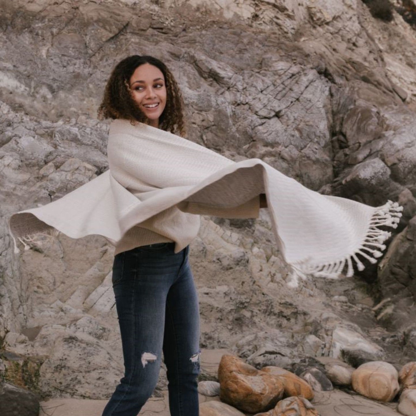 POKOLOKO Mixed Grey Bamboo Towel