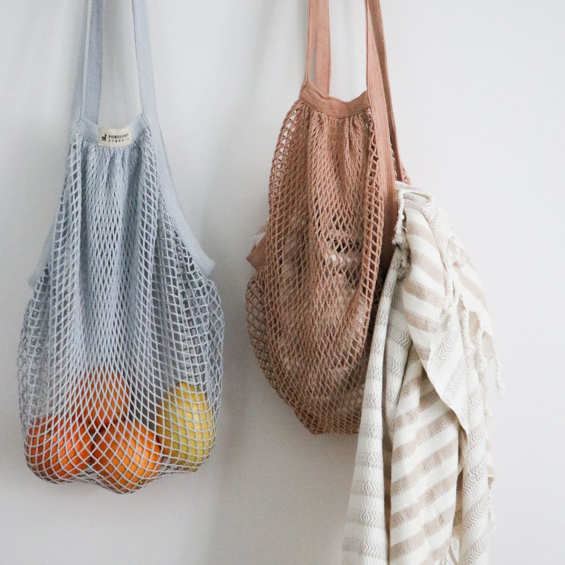 POKOLOKO Organic Net Eco Bag #color_sky-blue