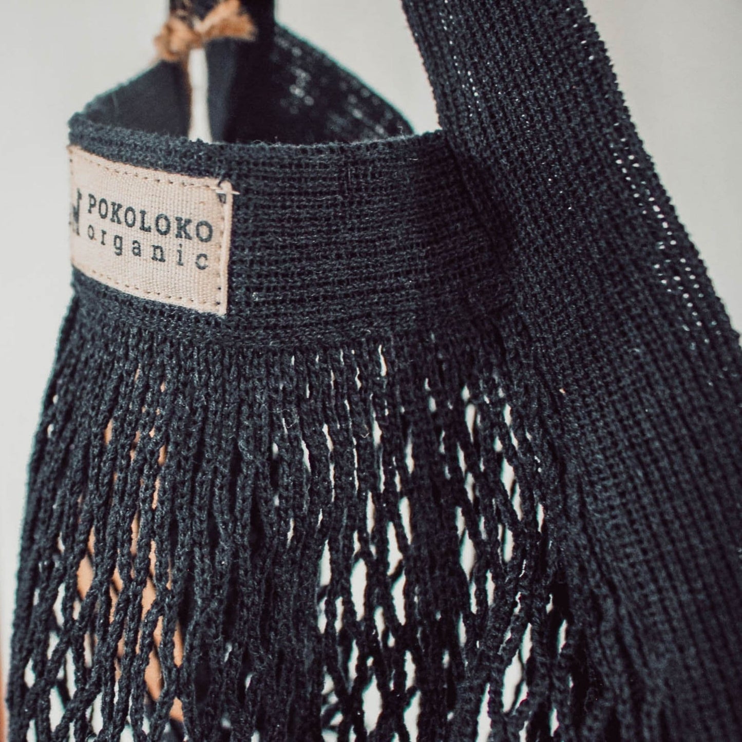 POKOLOKO Organic Net Eco Bag #color_anthracite-black