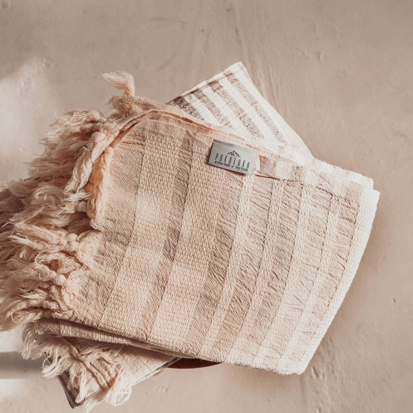 POKOLOKO Shannon Towel #color_shannon-beige