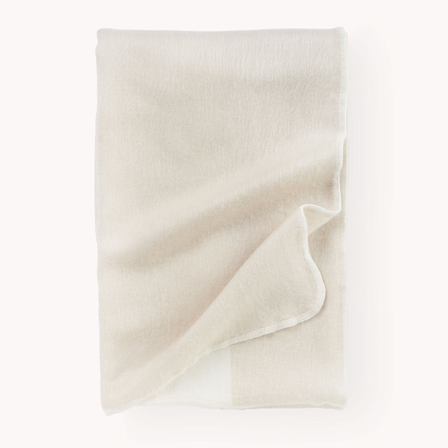 POKOLOKO Striped Large Alpaca Throw #color_buttercream-stripe