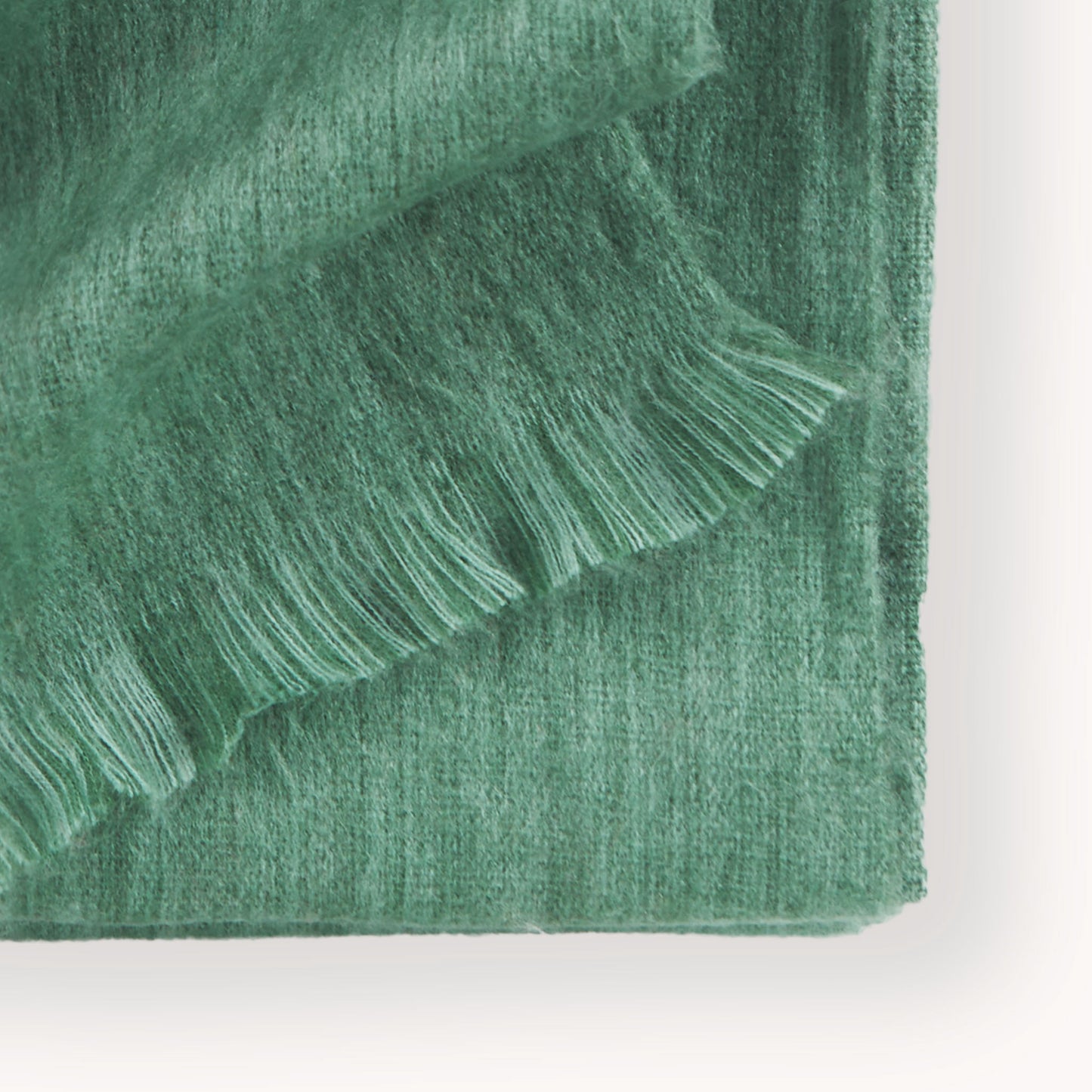 POKOLOKO Heathered Large Alpaca Throw #color_sage