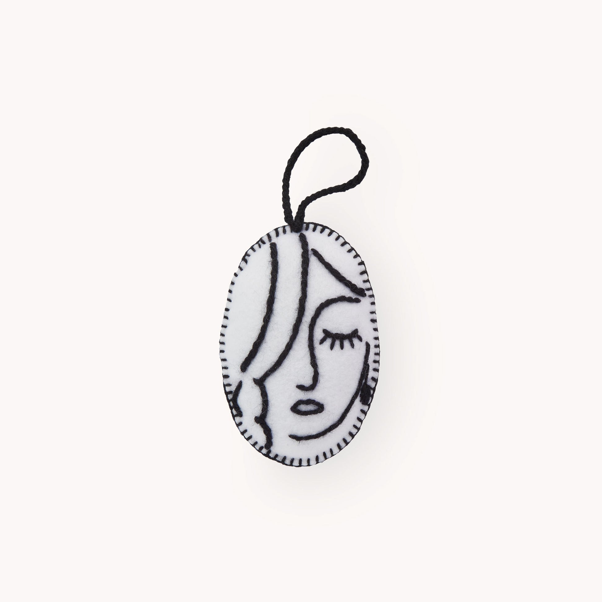 POKOLOKO Hand-Embroidered Ornament #color_sister