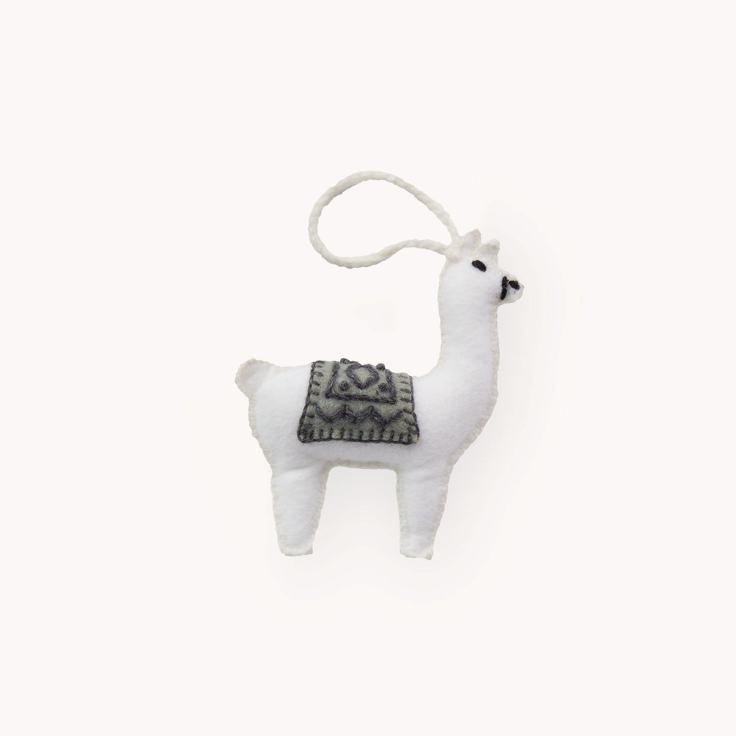 POKOLOKO Vintage Ornament #color_alpaca-friend-white