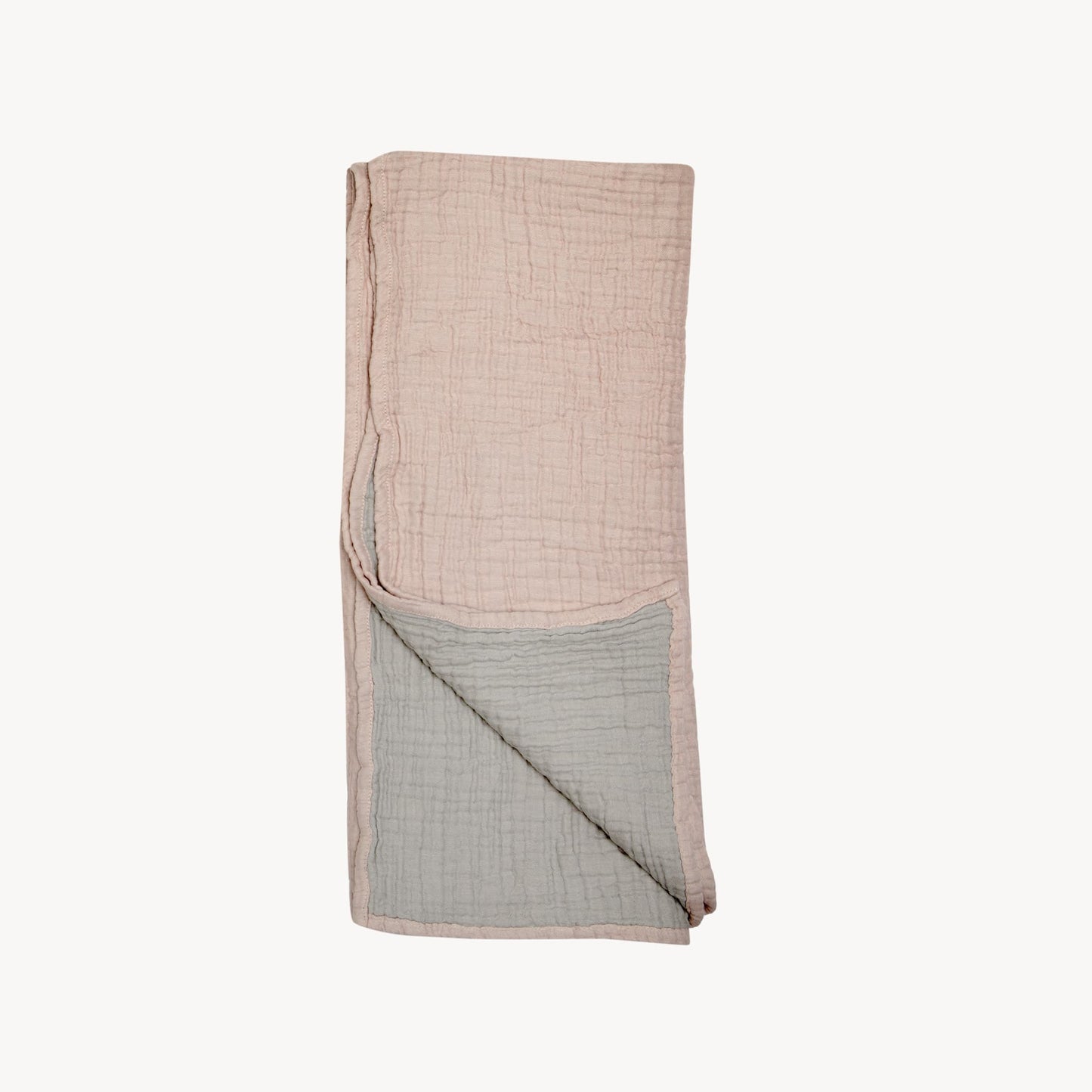 POKOLOKO Crinkle Cotton Baby Blanket #color_crinkle-pink