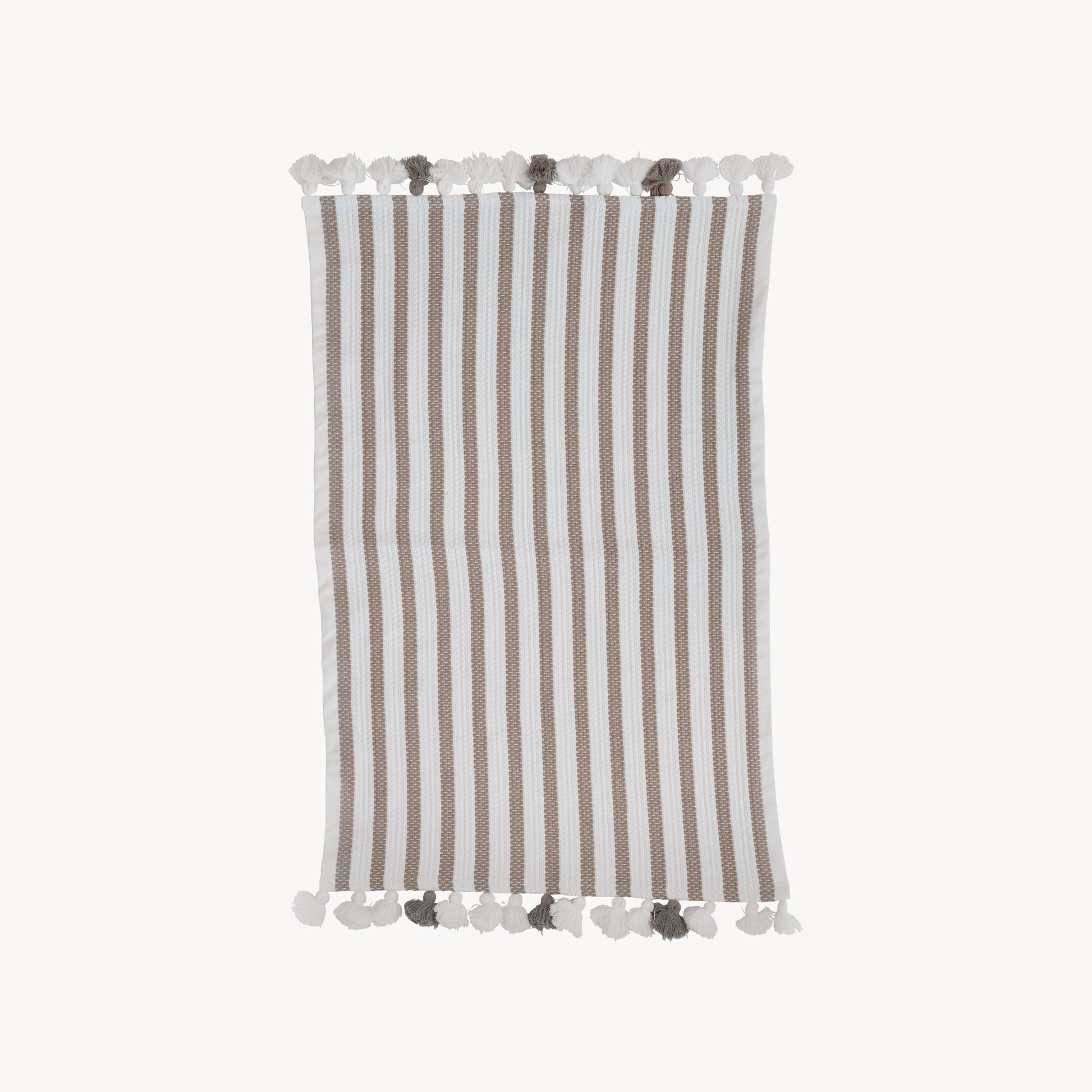 POKOLOKO Striped Bath Mat #color_striped-beige