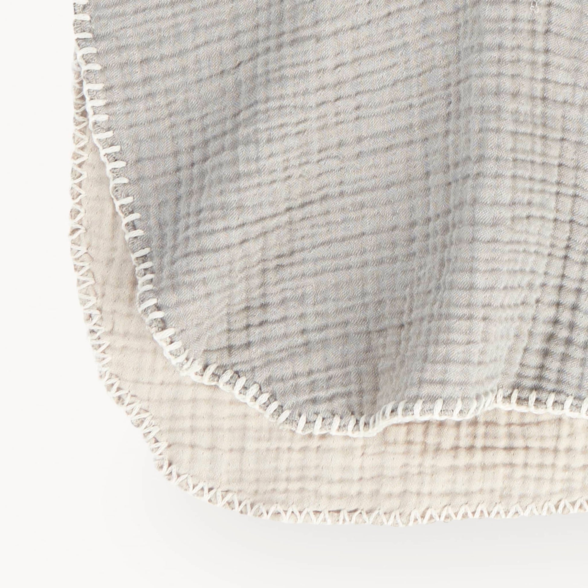 POKOLOKO Crinkle Kids Poncho #color_moss