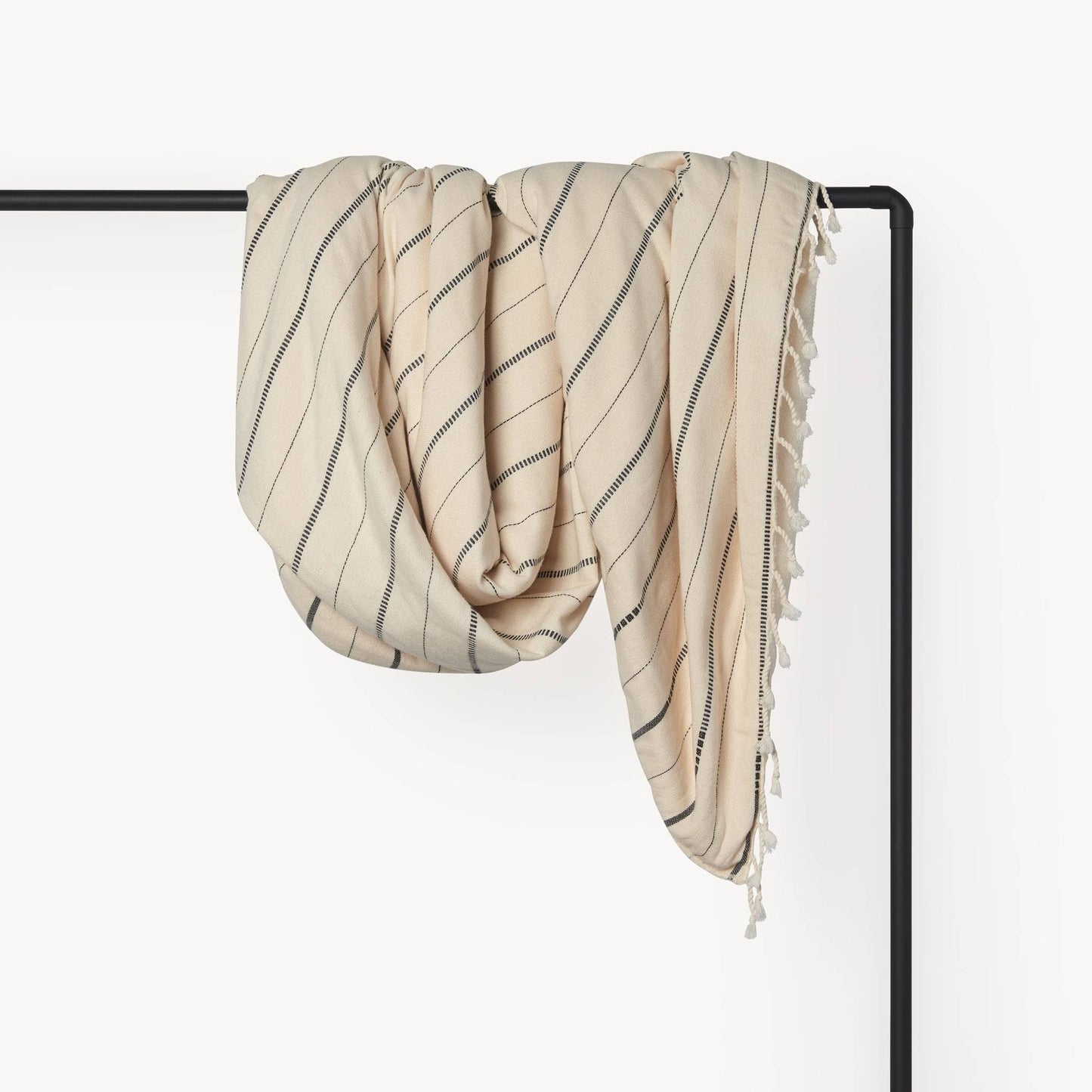 POKOLOKO Irena Fleece-Lined Throw #color_irena-vanilla