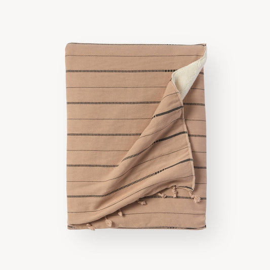 POKOLOKO Irena Fleece-Lined Throw #color_irena-clove