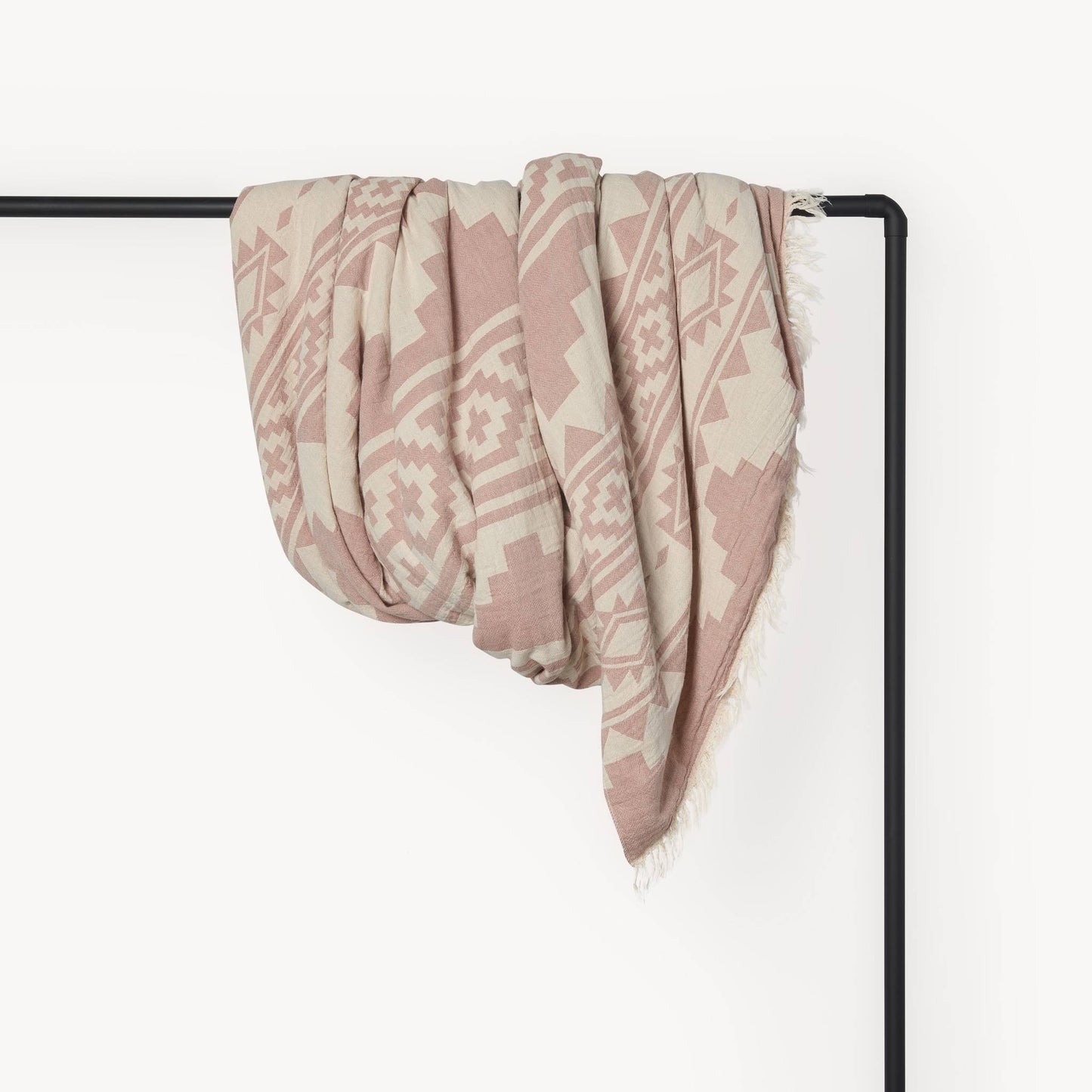 POKOLOKO Atzi Fleece-Lined Throw #color_shell-atzi
