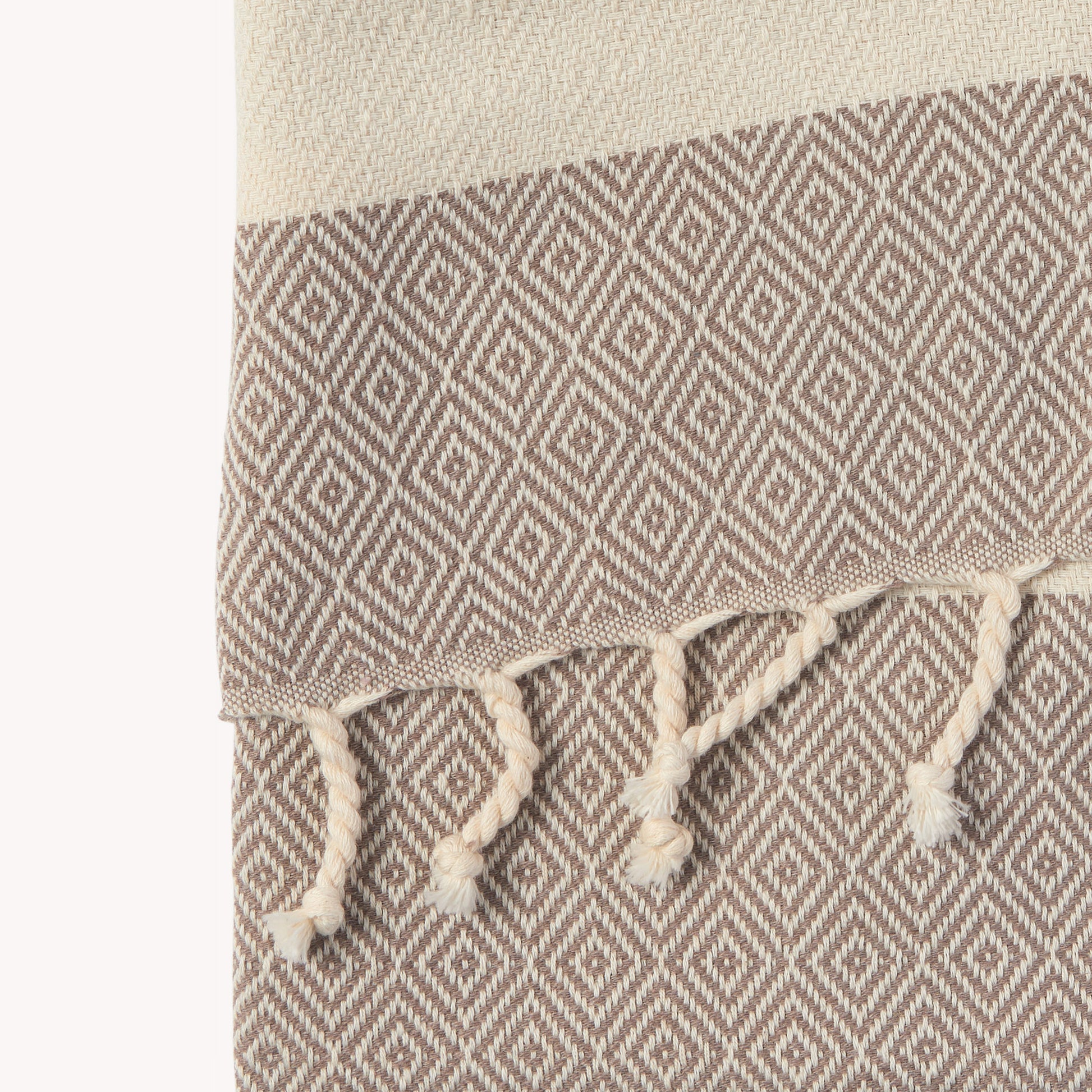 POKOLOKO Diamond Hand Towel #color_dune-diamond