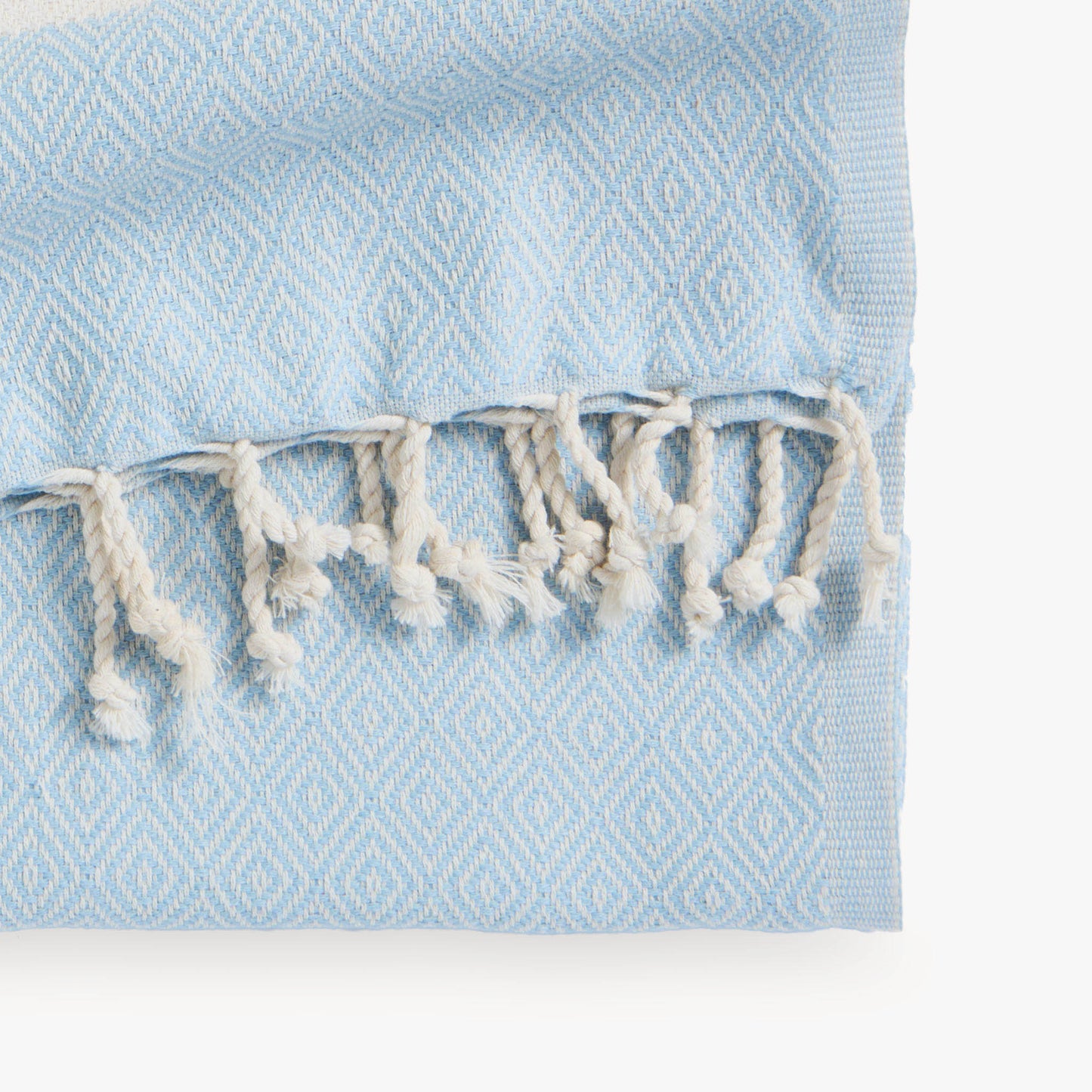 POKOLOKO Diamond Hand Towel #color_iceberg-diamond