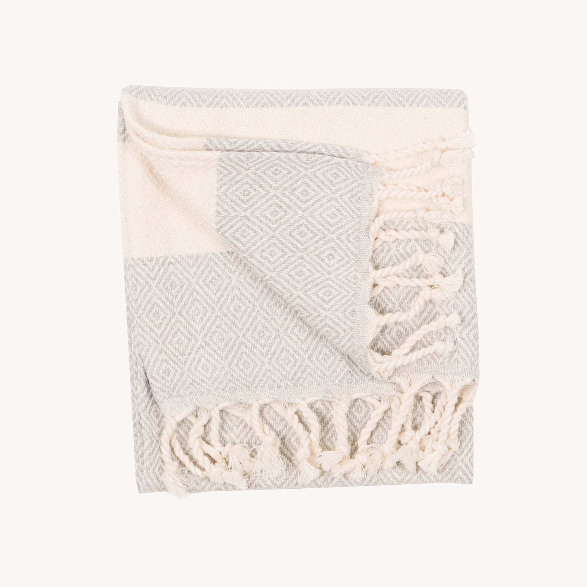 POKOLOKO Diamond Hand Towel #color_mist-diamond