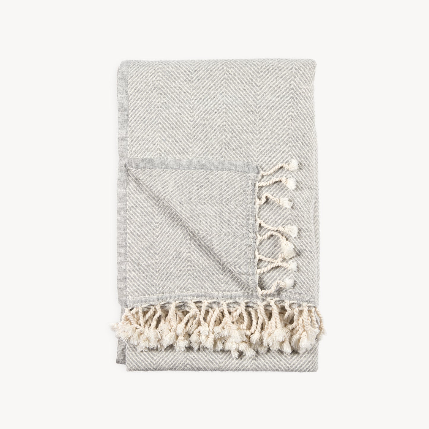 POKOLOKO Sophia Lambswool Throw Blanket #color_london-sophia