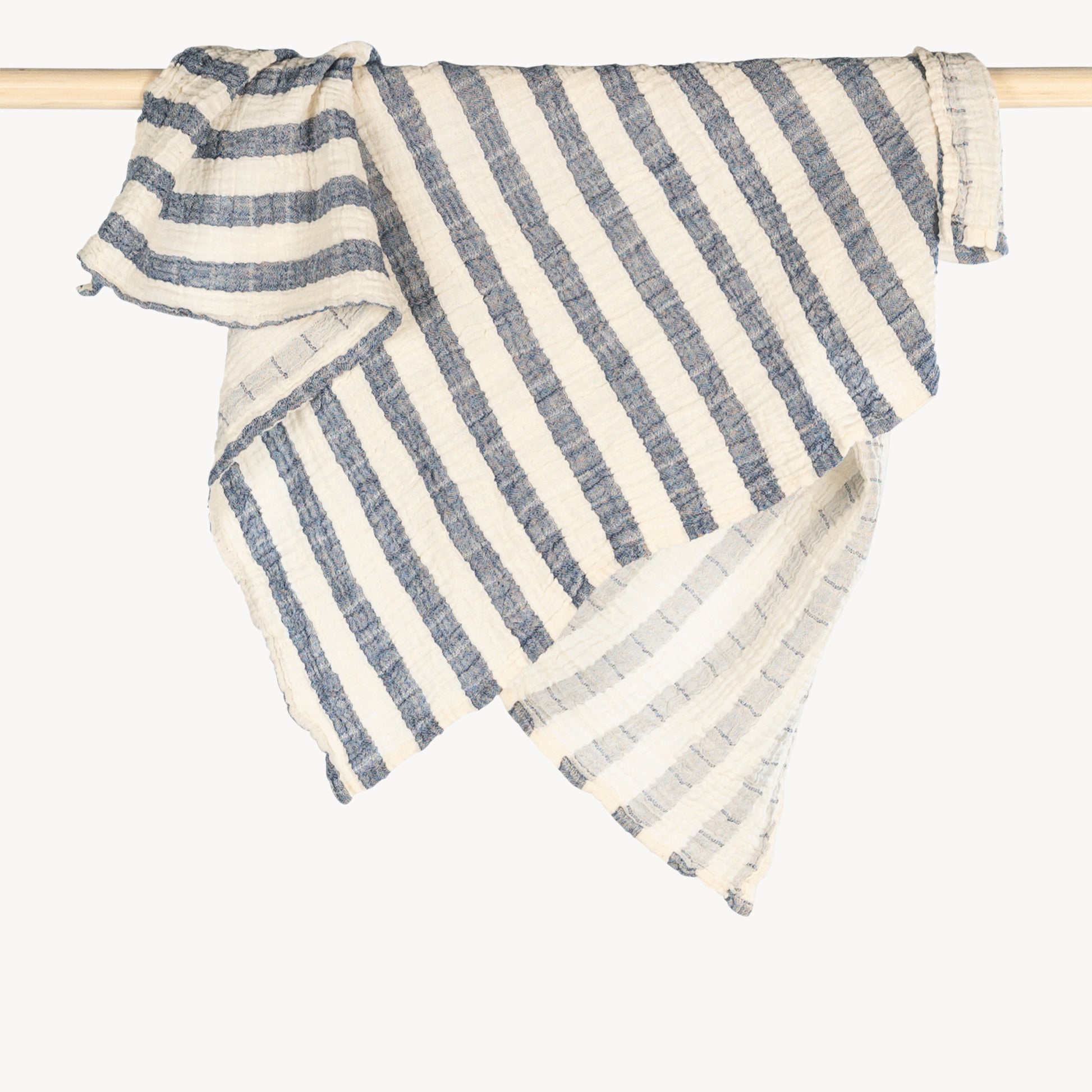 POKOLOKO Sailor Muslin Baby Blanket #color_sailor-denim