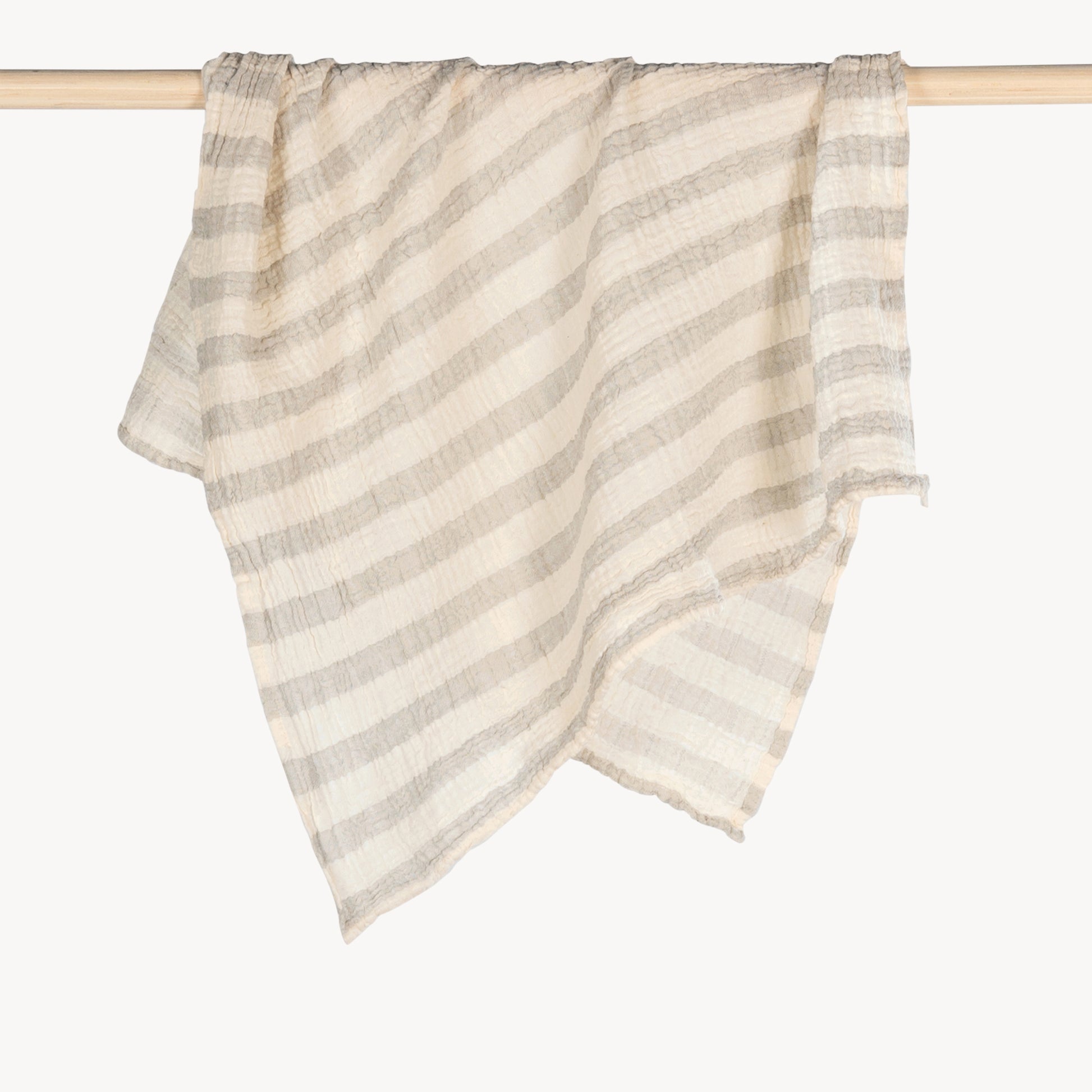 POKOLOKO Sailor Muslin Baby Blanket #color_sailor-grey