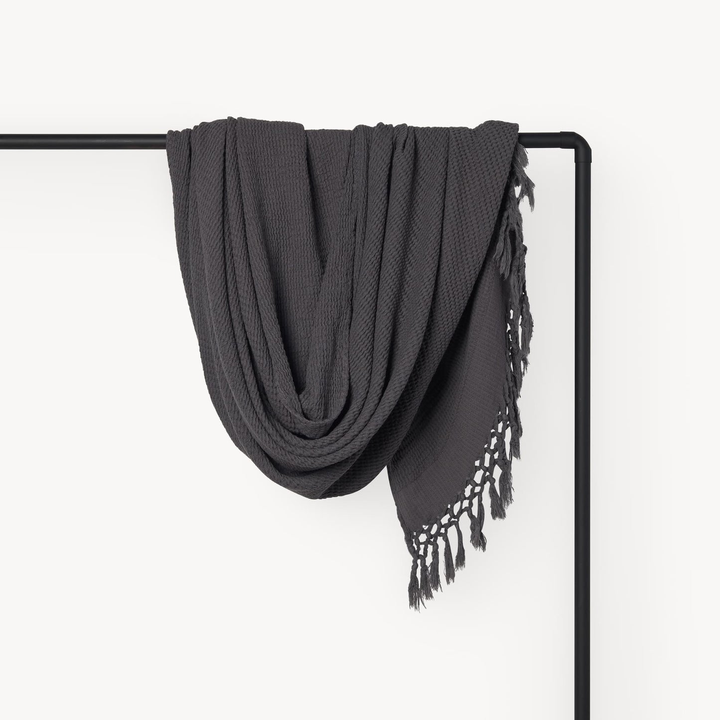 POKOLOKO Wave Throw #color_charcoal-wave