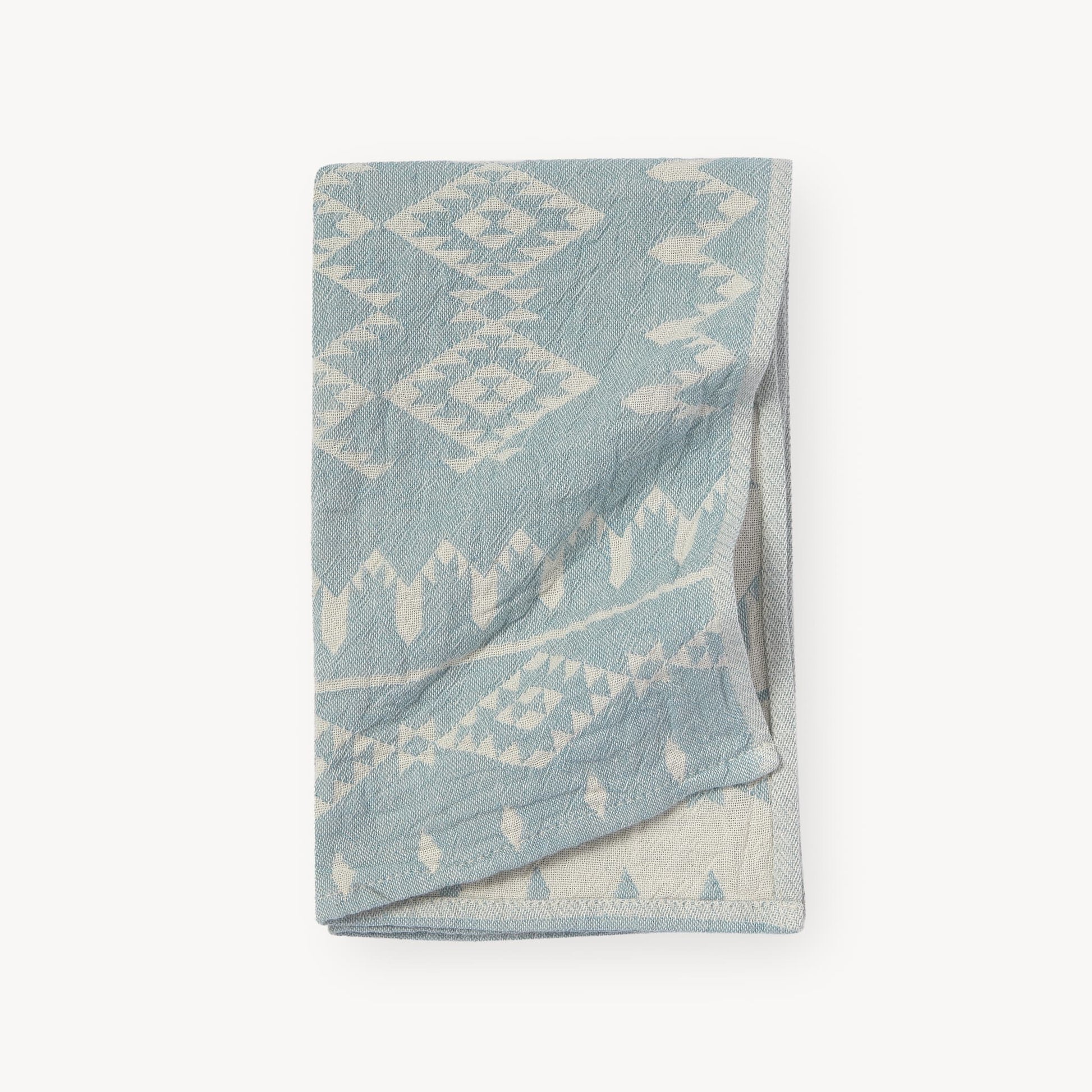 POKOLOKO Atlas Hand Towel #color_atlas-coastline-blue