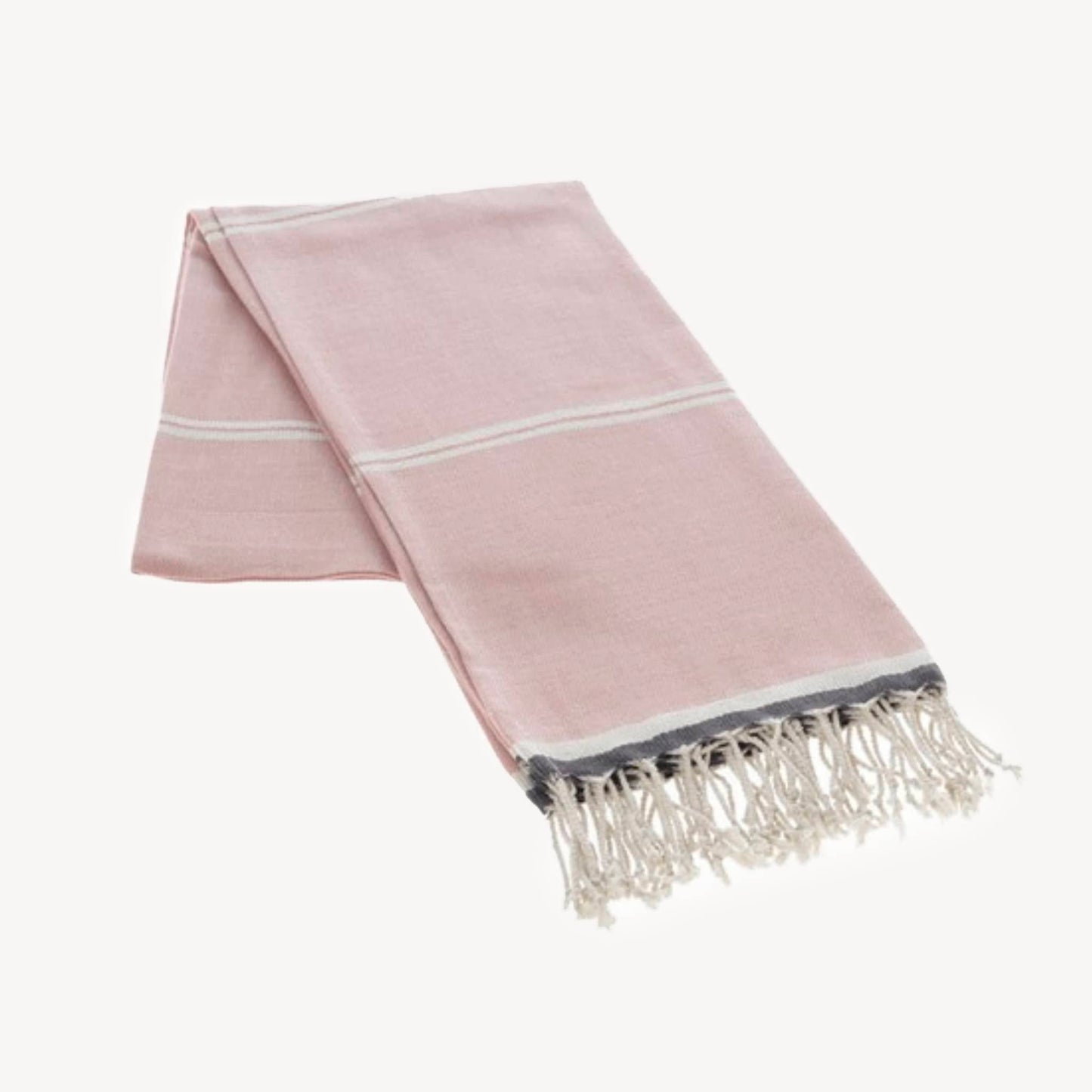 POKOLOKO Soleil Turkish Hand Towel #color_soleil-pale-rose