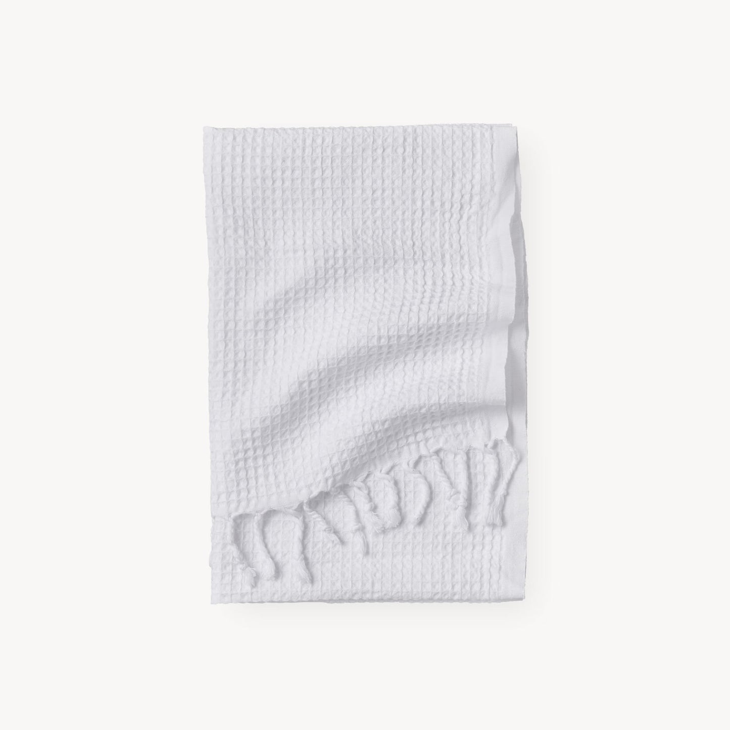 POKOLOKO Stonewashed Waffle Hand Towel #color_stonewashed-salt