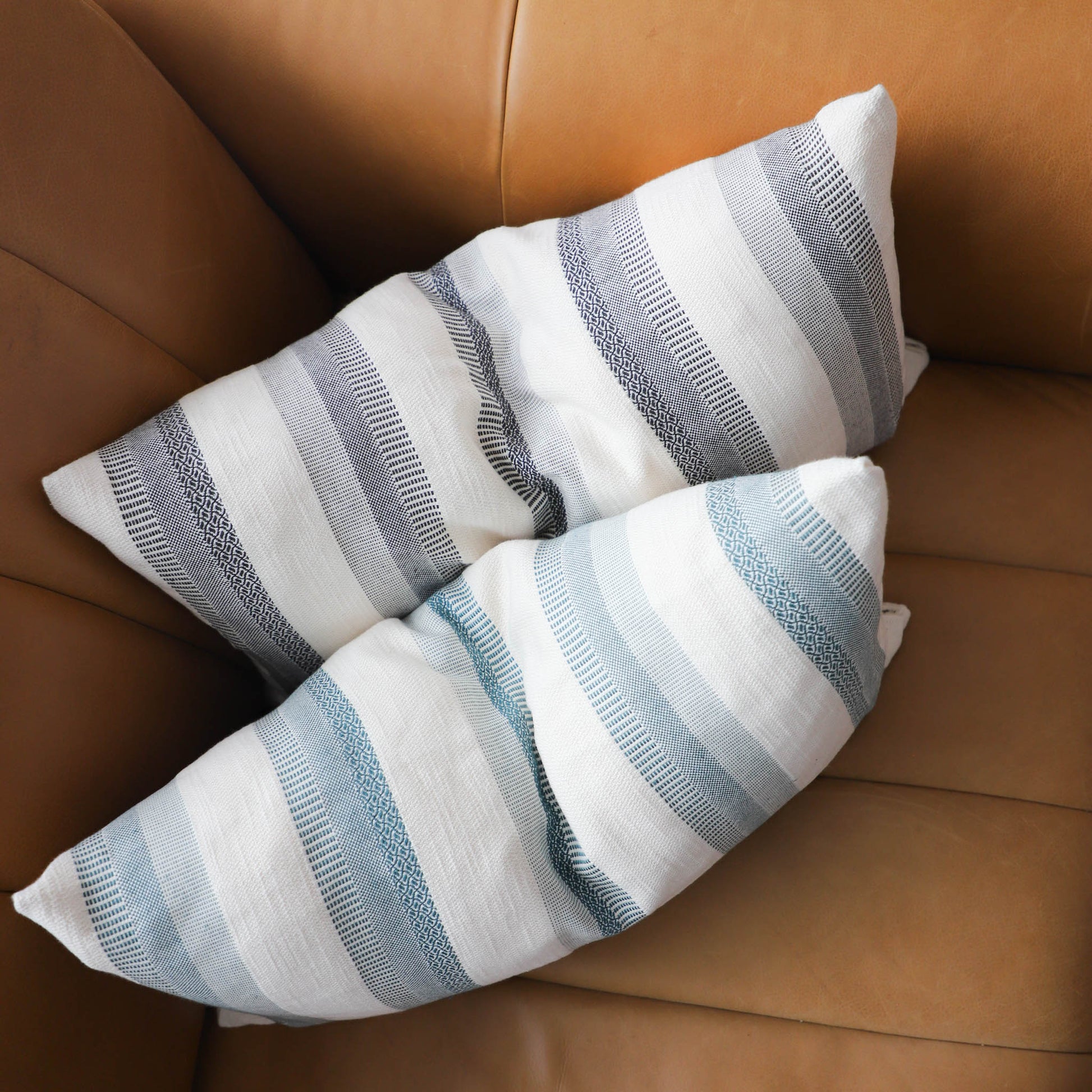 POKOLOKO Cabana Pillow #color_pewter-cabana
