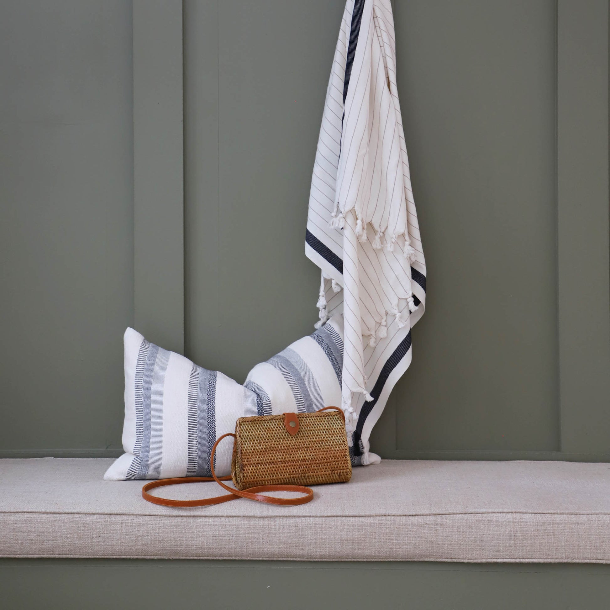 POKOLOKO Cabana Pillow #color_ocean-cabana