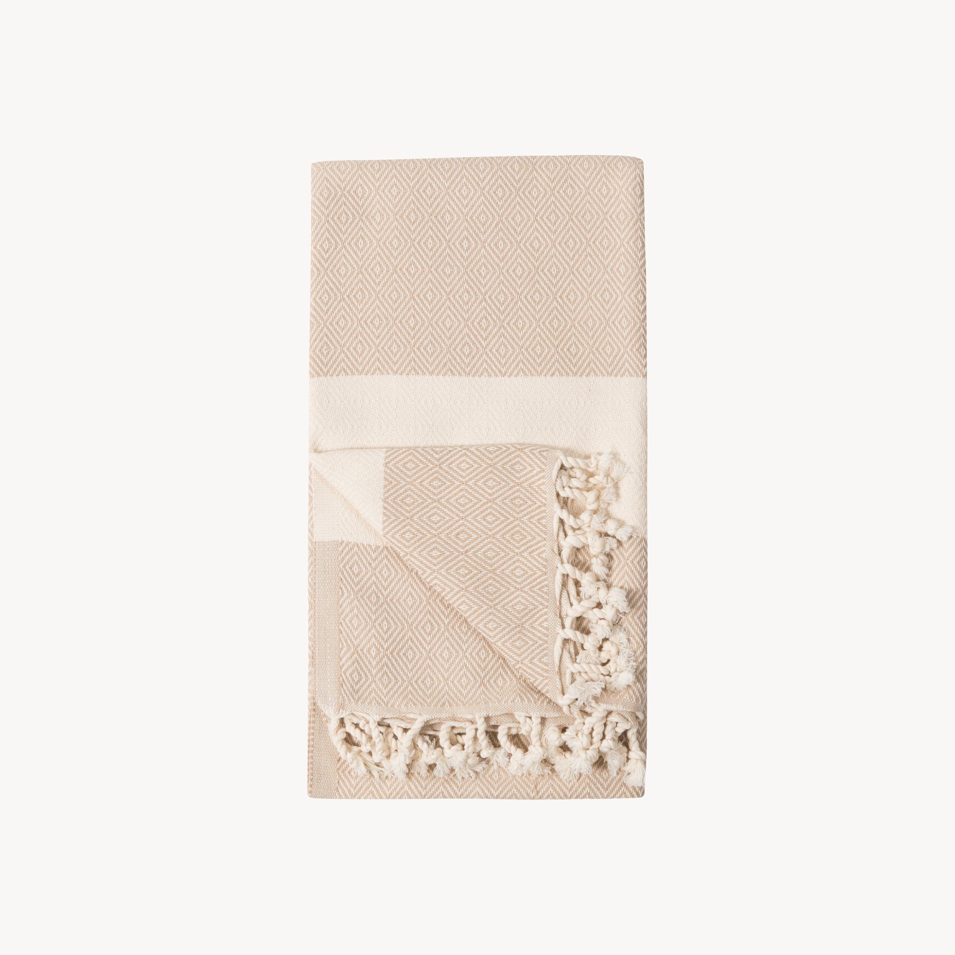 POKOLOKO Diamond Towel #color_cream-diamond