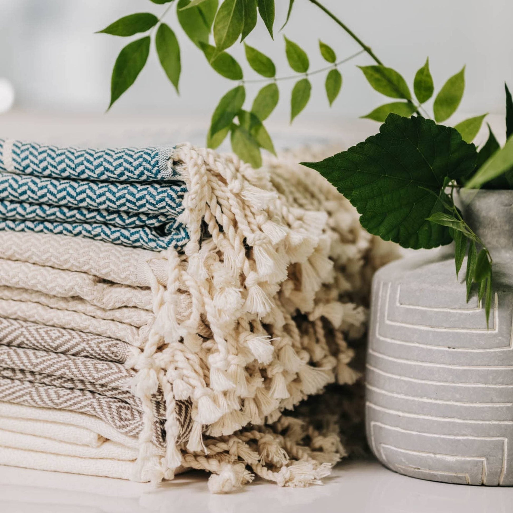 POKOLOKO Hasir Towel #color_prussian-hasir