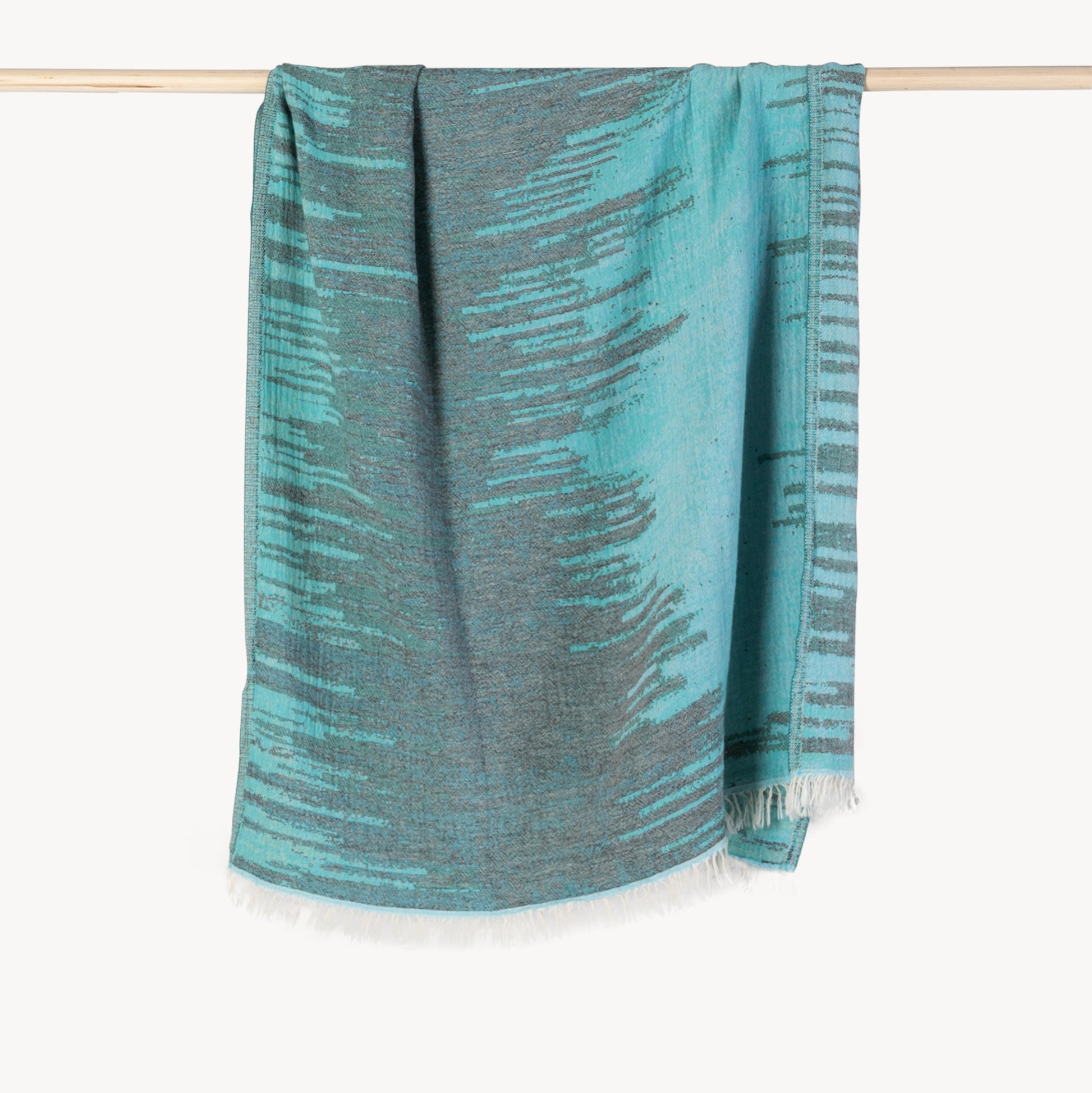 POKOLOKO Riverbend Towel #color_riverbend-seagreen